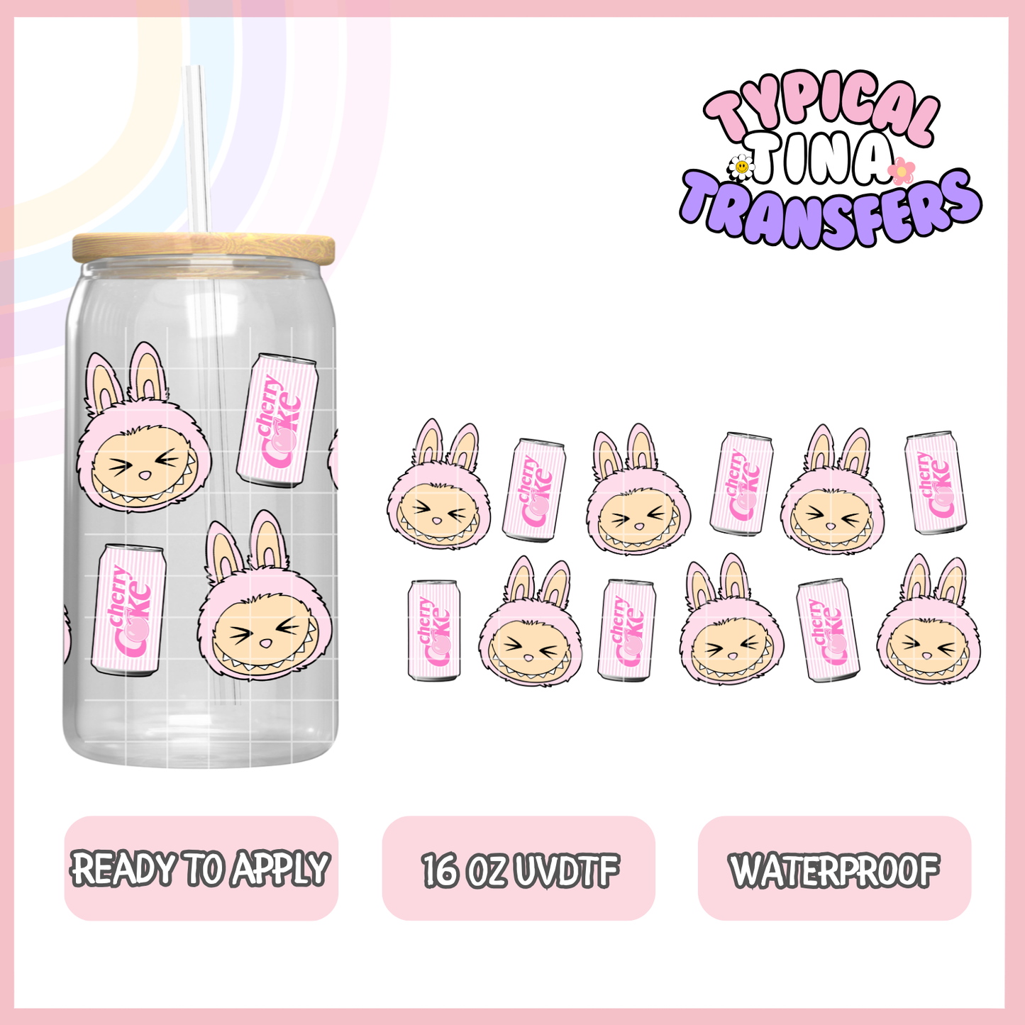 UVDTF #9325 | 16oz UVDTF Wrap | POD