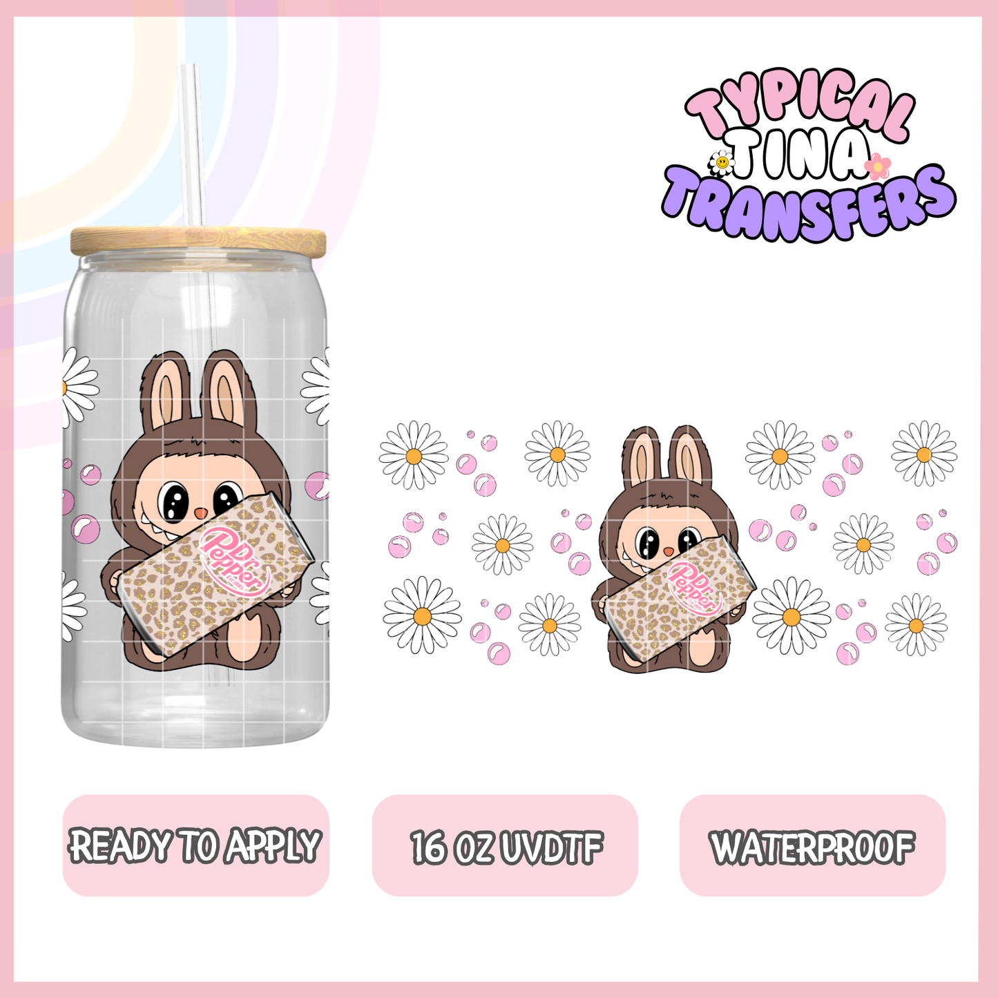 UVDTF #9328 | 16oz UVDTF Wrap | POD