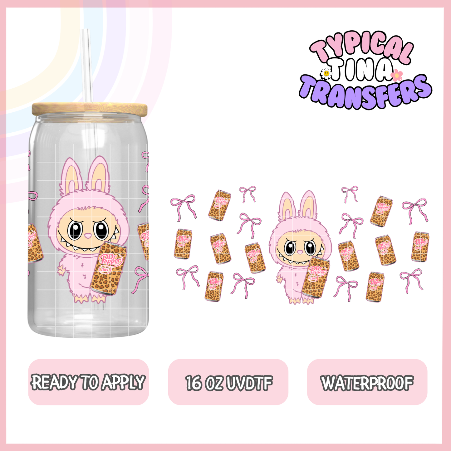 UVDTF #9329 | 16oz UVDTF Wrap | POD