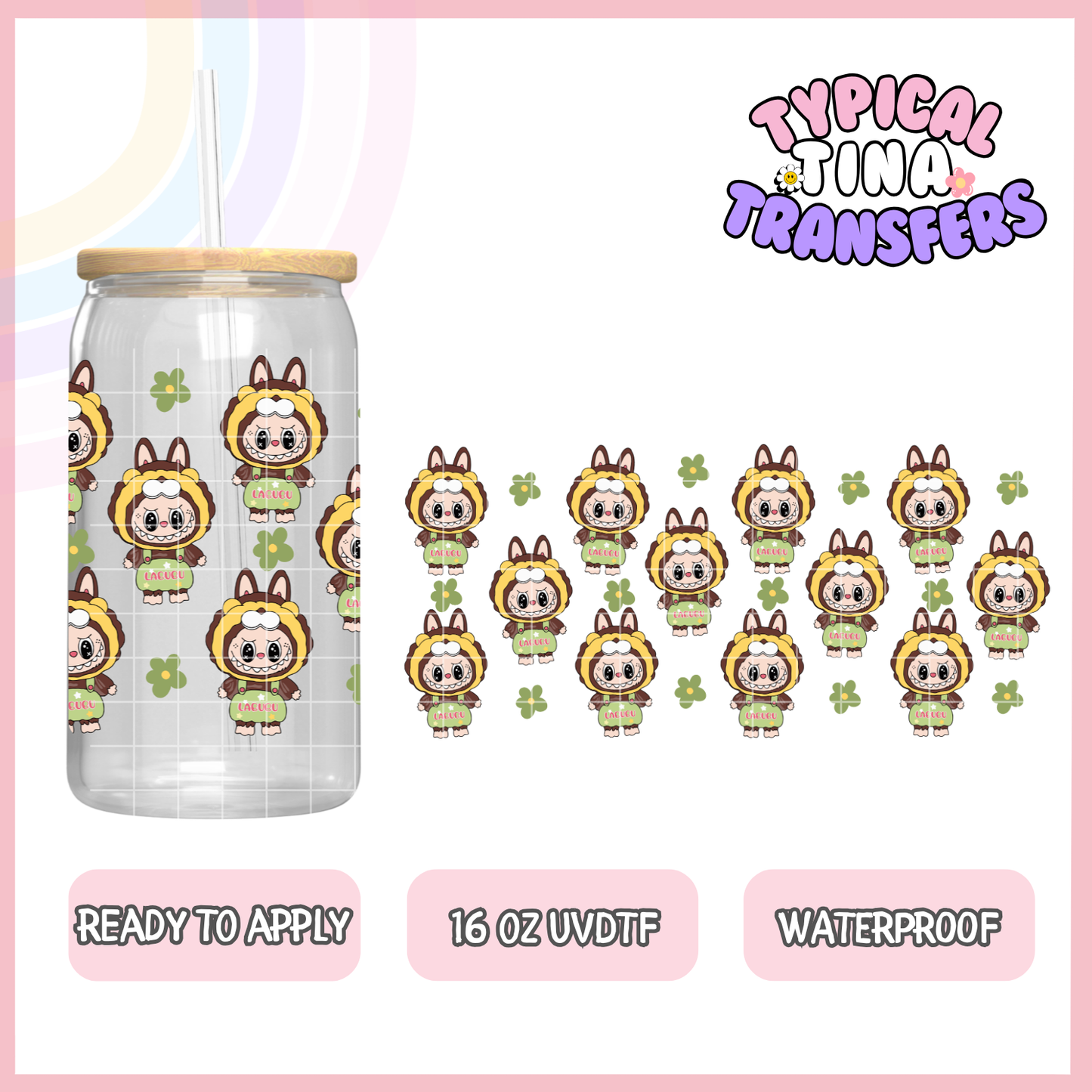 UVDTF #9338 | 16oz UVDTF Wrap | POD