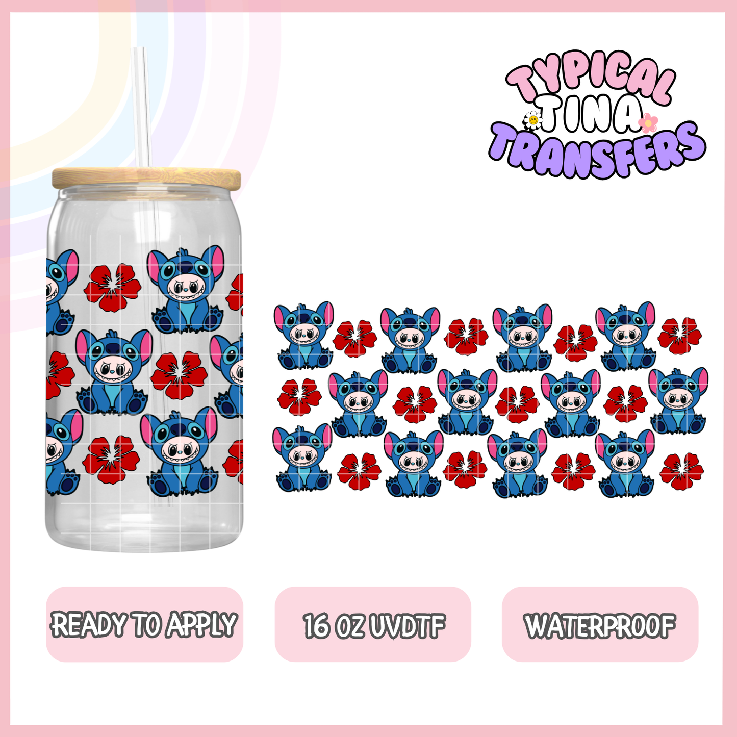 UVDTF #9342 | 16oz UVDTF Wrap | POD
