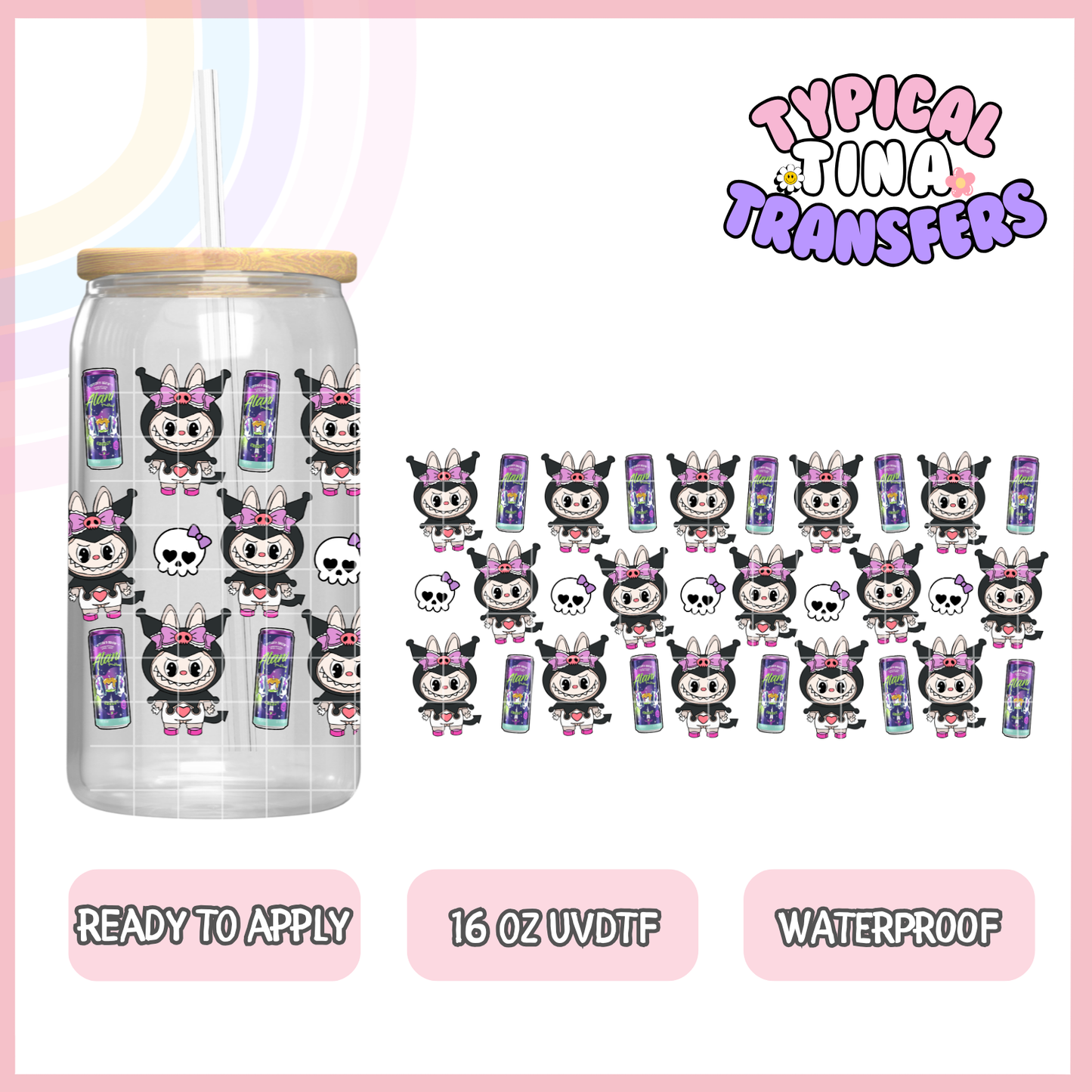 UVDTF #9344 | 16oz UVDTF Wrap | POD