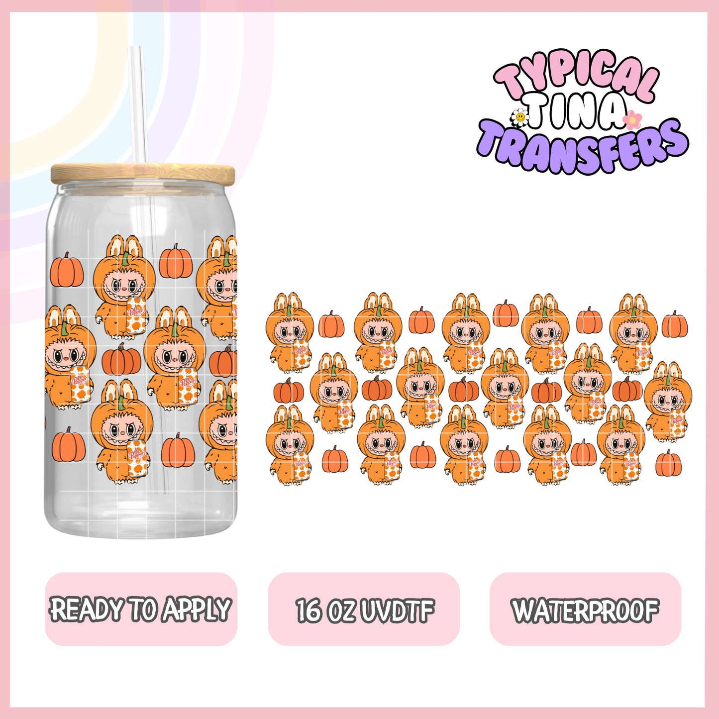 UVDTF #9346 | 16oz UVDTF Wrap | POD