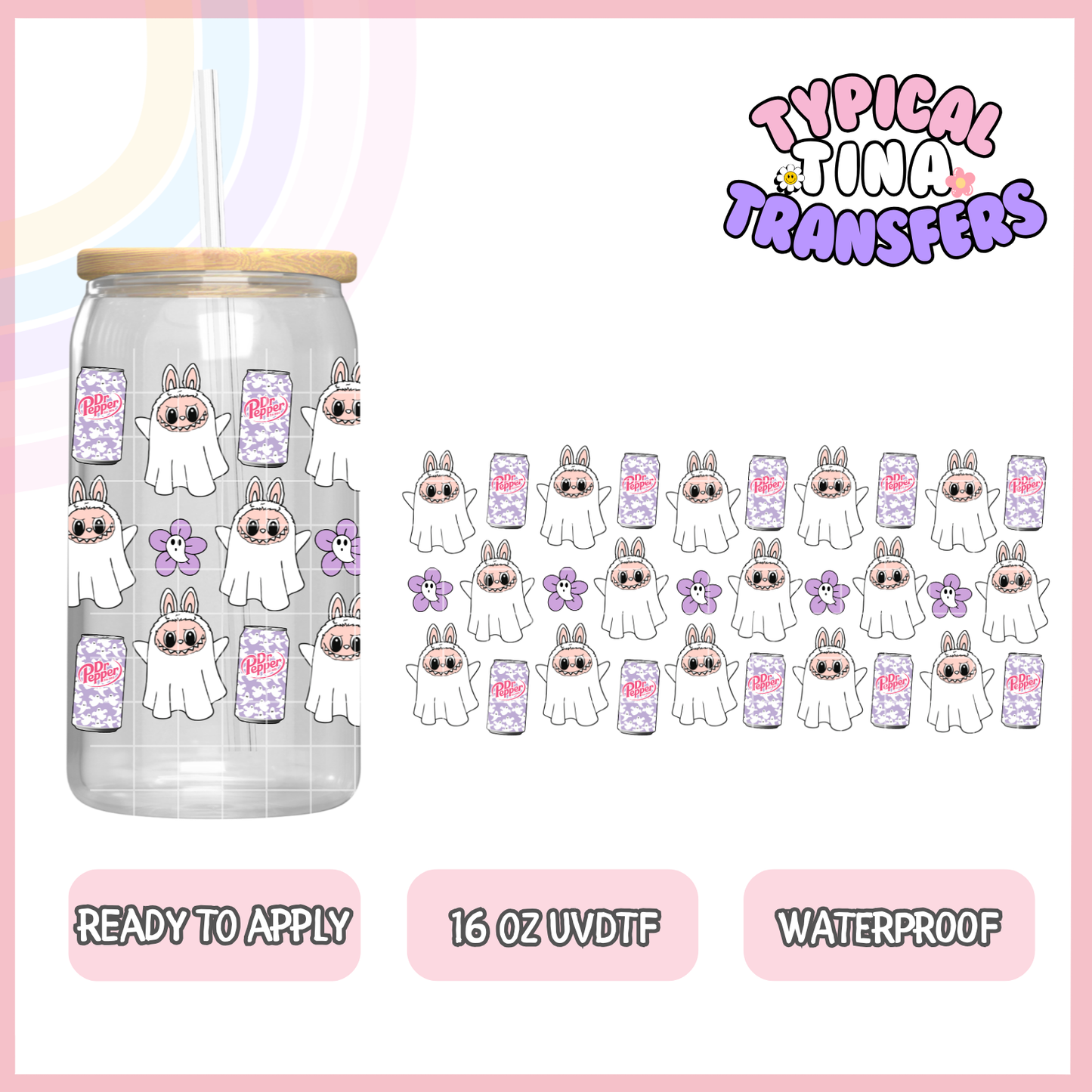 UVDTF #9348 | 16oz UVDTF Wrap | POD