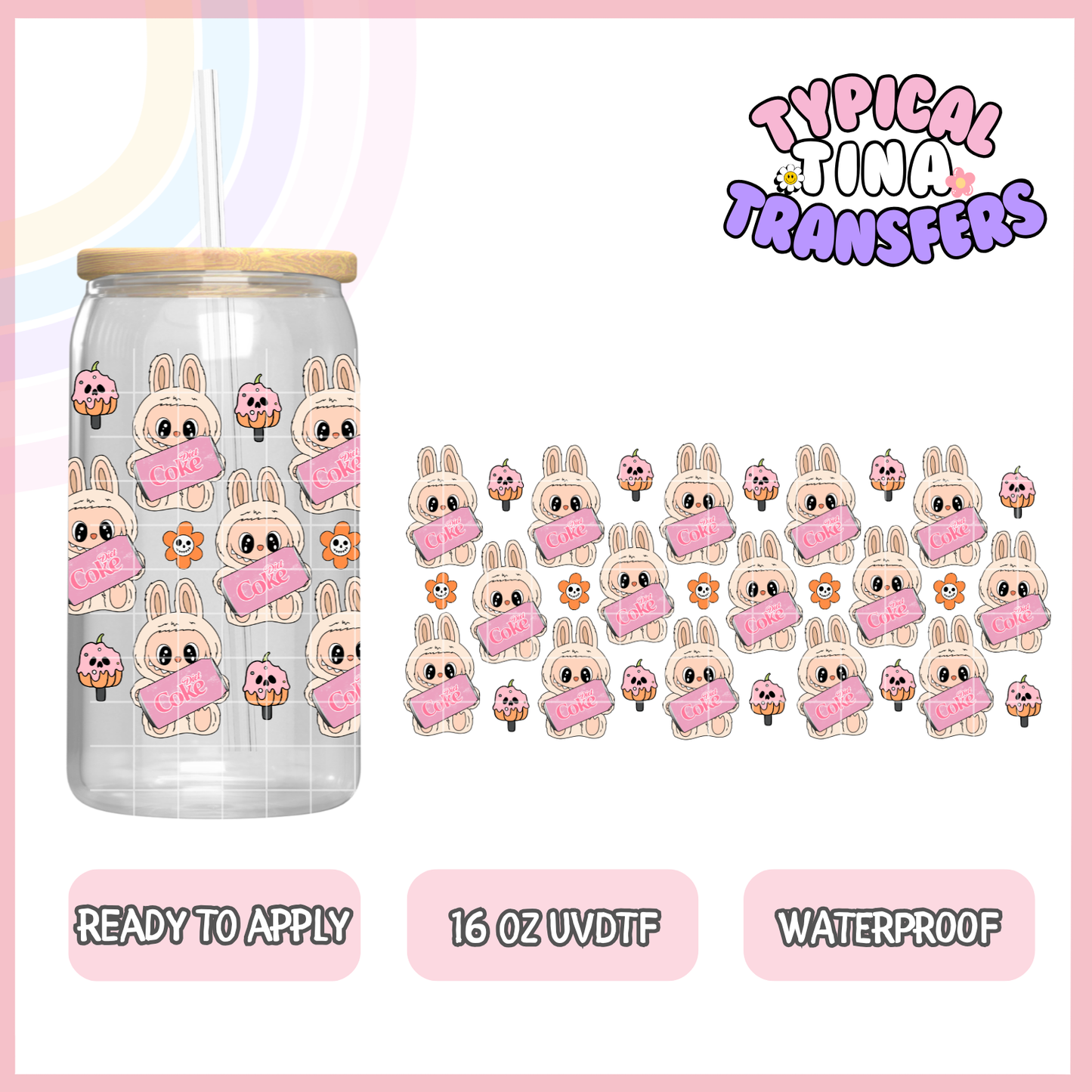 UVDTF #9353 | 16oz UVDTF Wrap | POD