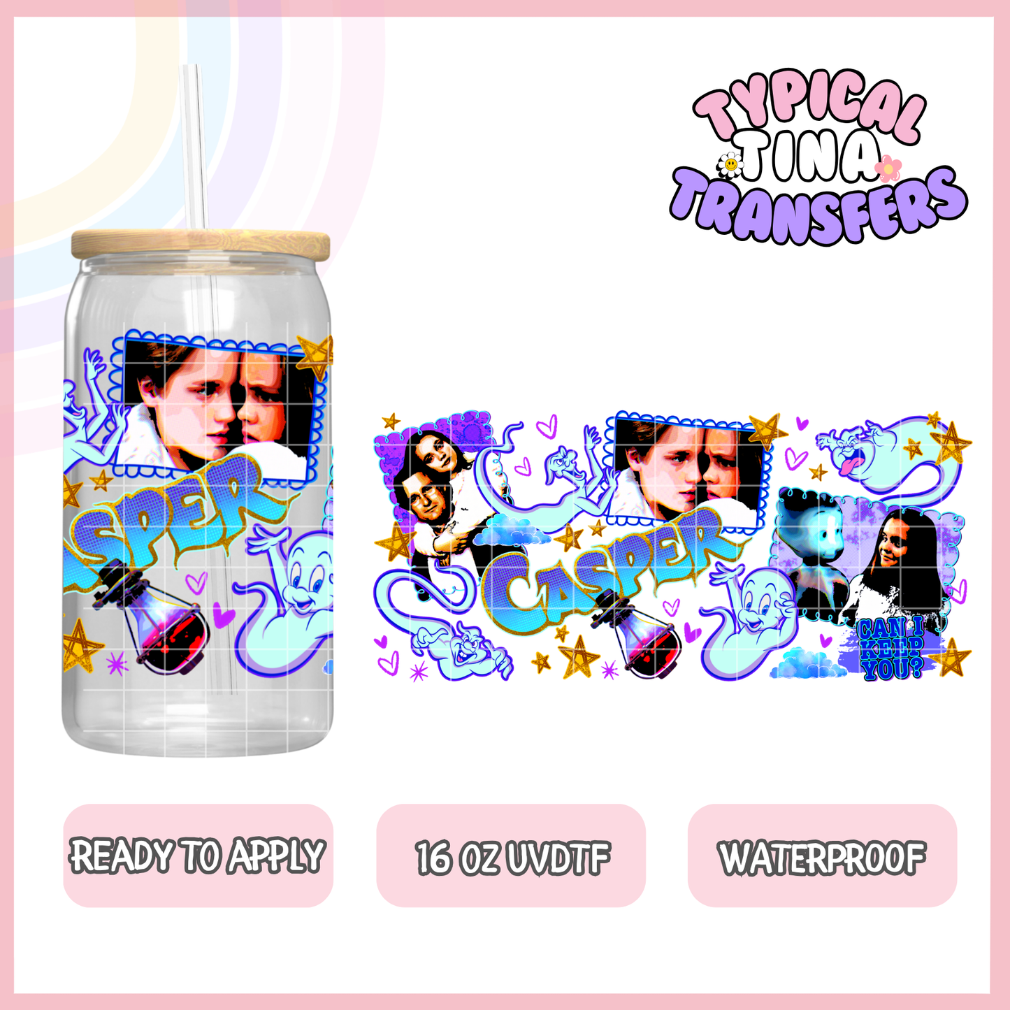 UVDTF #9354 | 16oz UVDTF Wrap | POD