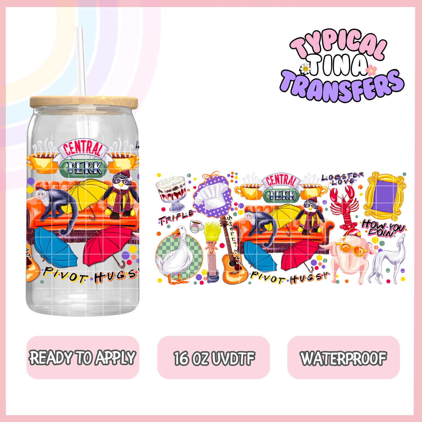 UVDTF #9356 | 16oz UVDTF Wrap | POD