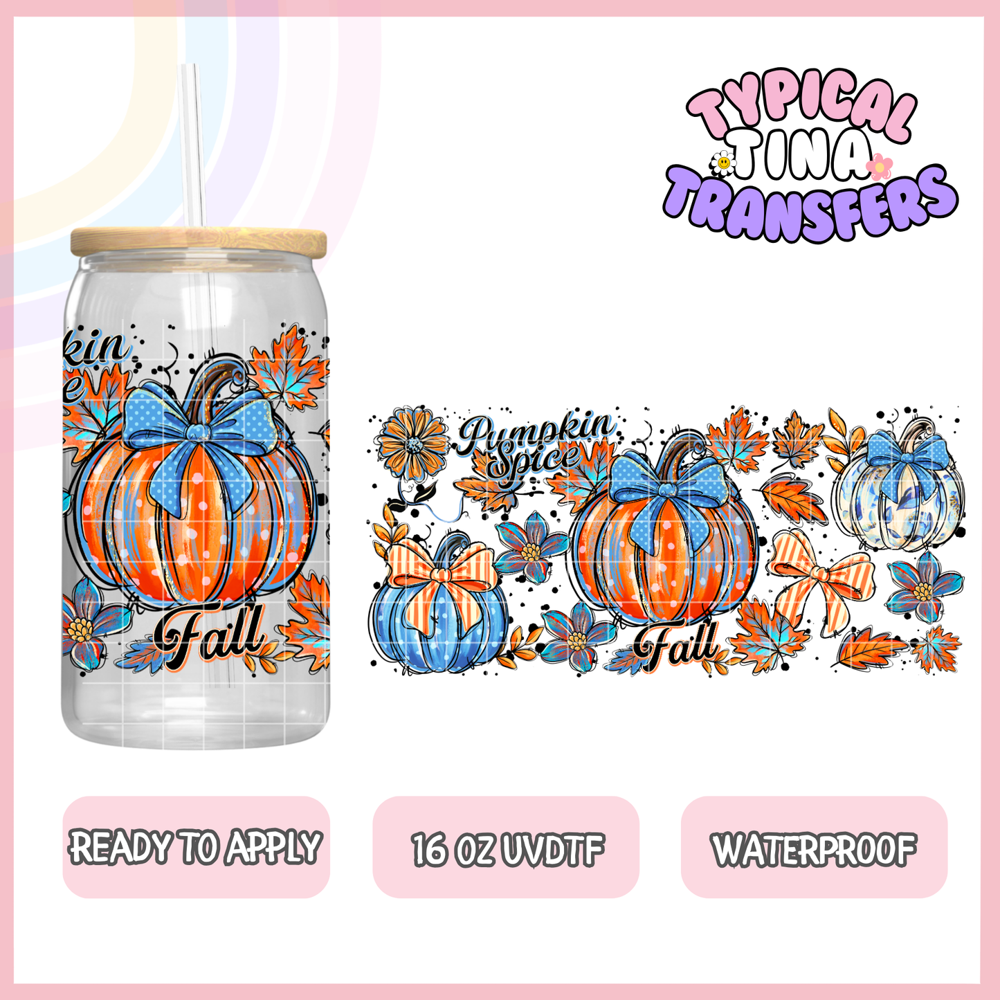 UVDTF #9357 | 16oz UVDTF Wrap | POD