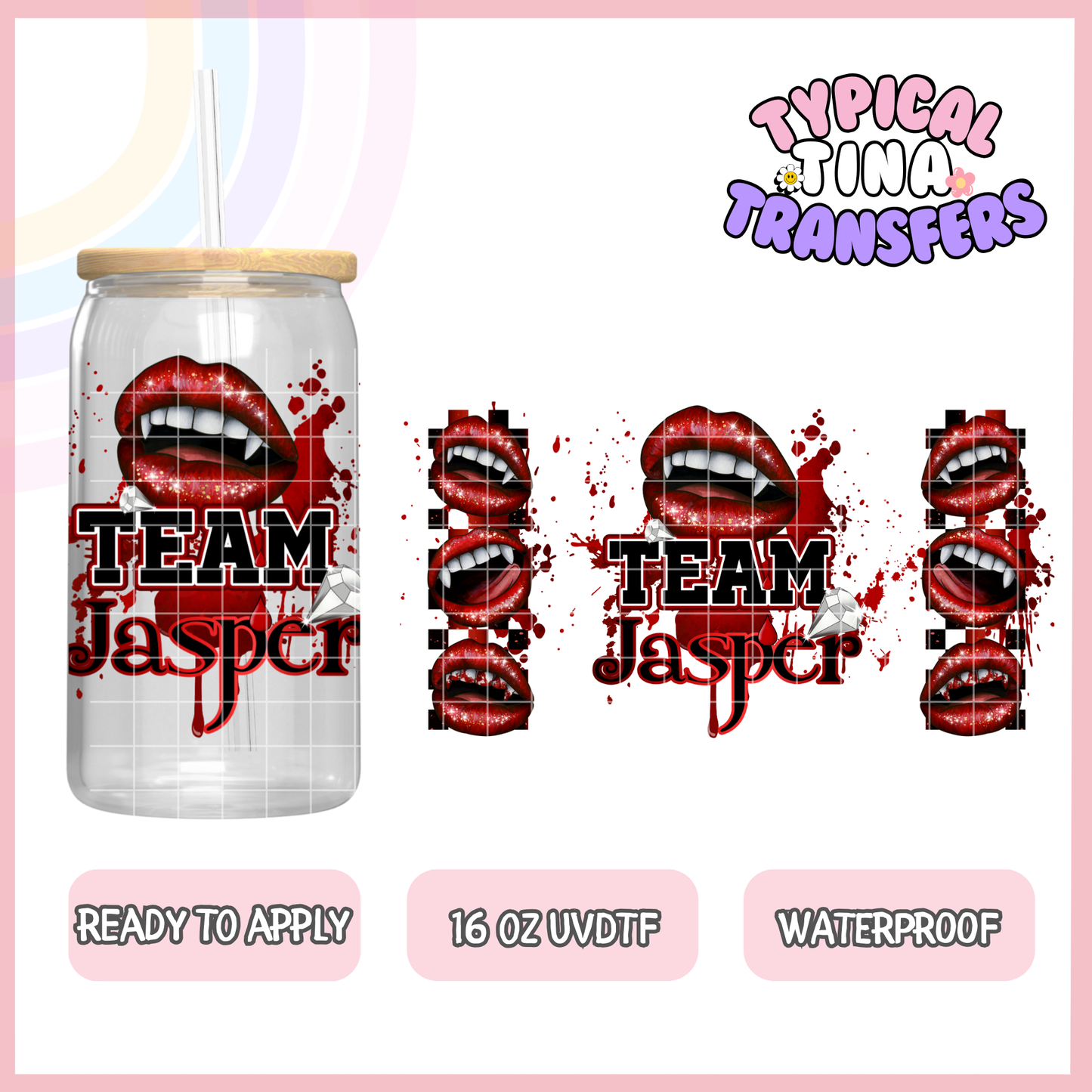 UVDTF #9374-9382 | 16oz UVDTF Wrap | POD