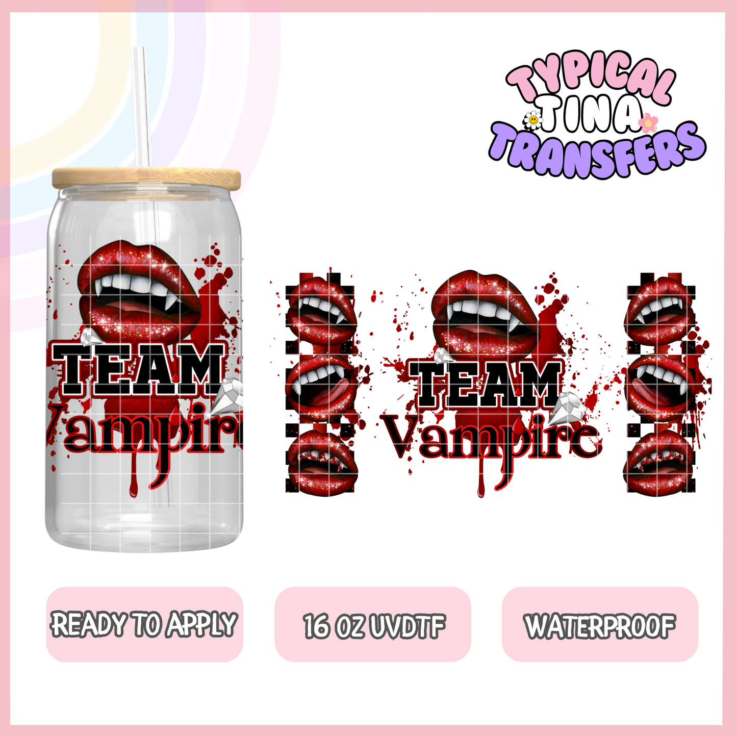 UVDTF #9374-9382 | 16oz UVDTF Wrap | POD