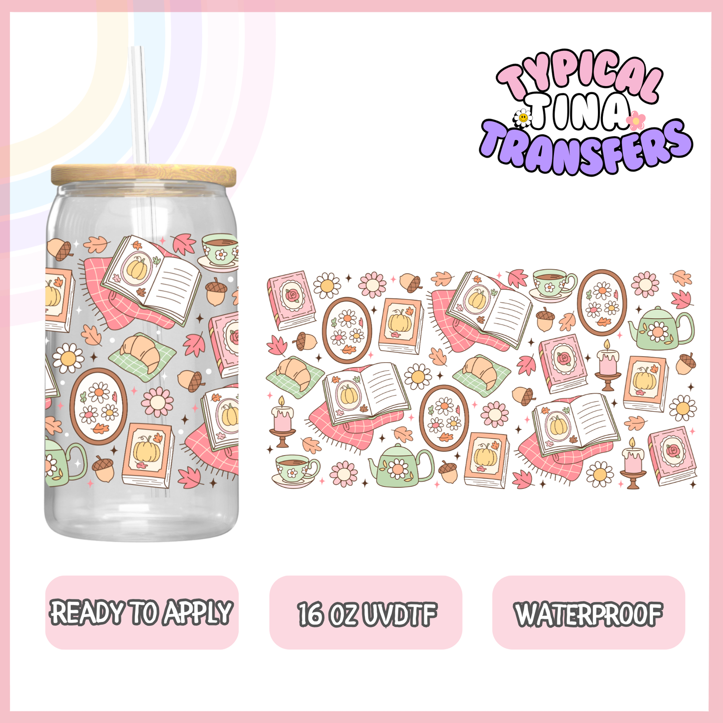 UVDTF #9411 | 16oz UVDTF Wrap | POD