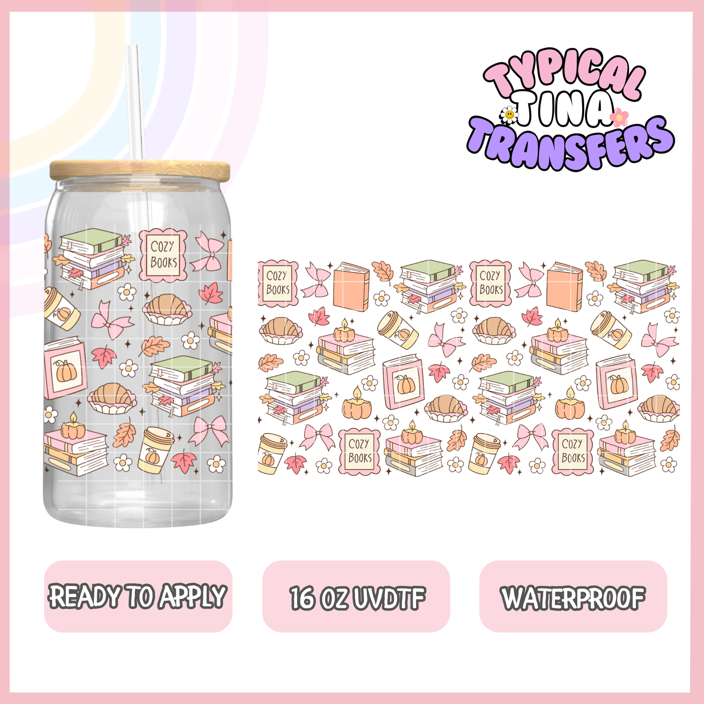 UVDTF #9412 | 16oz UVDTF Wrap | RTS