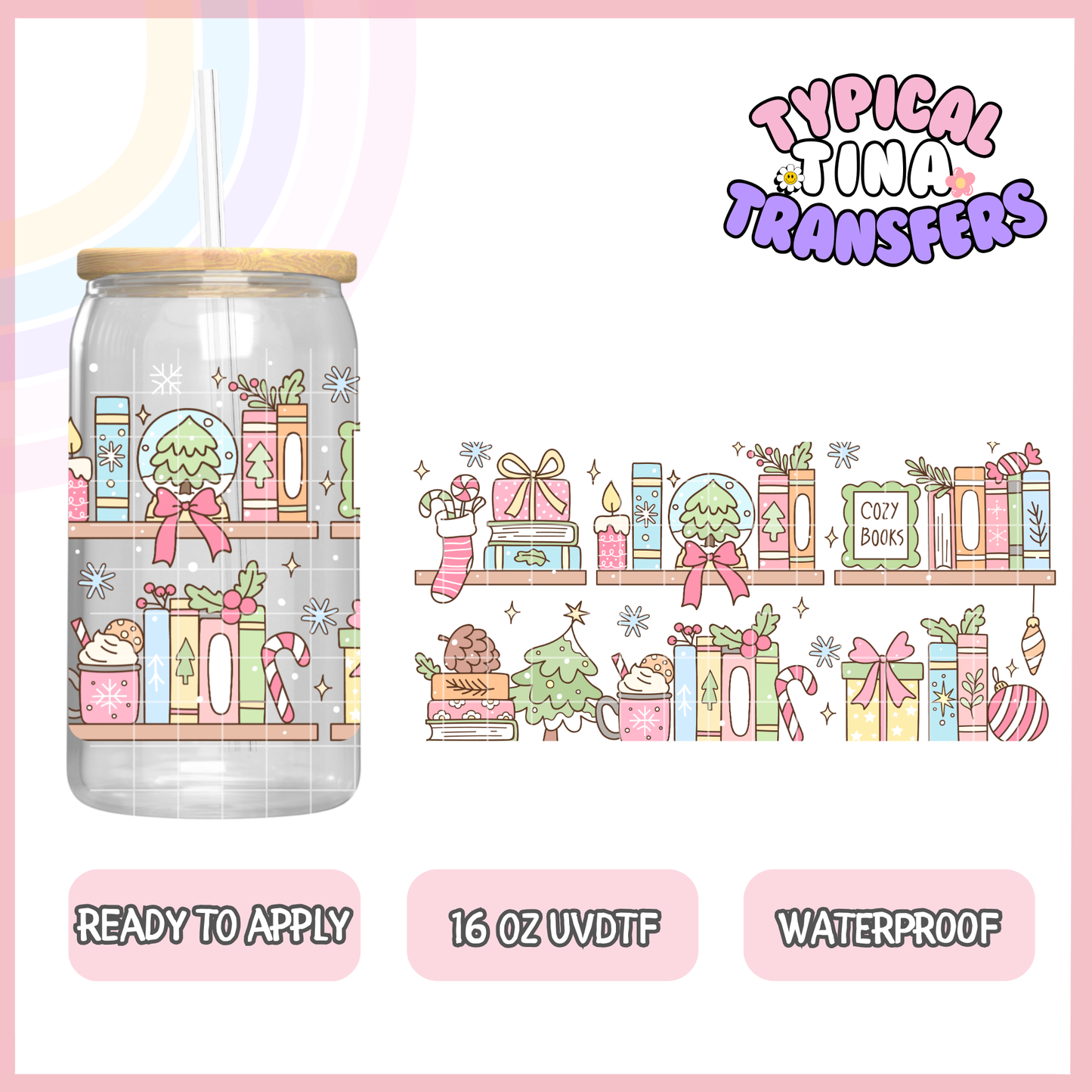 UVDTF #9423 | 16oz UVDTF Wrap | POD