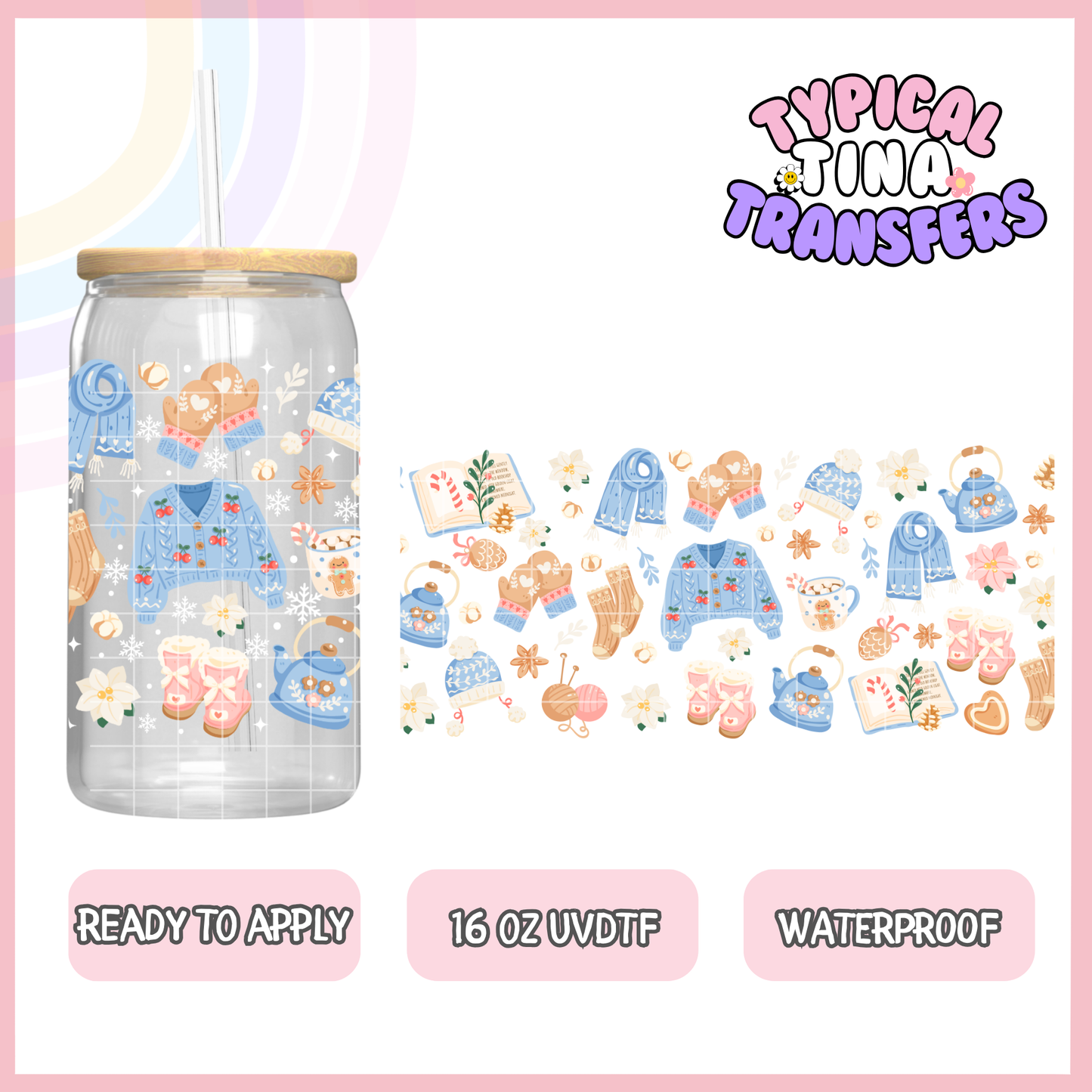 UVDTF #9439 | 16oz UVDTF Wrap | POD