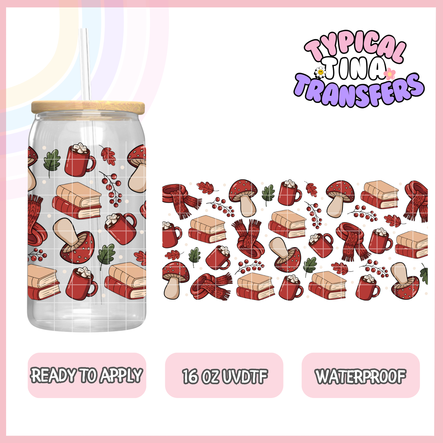 UVDTF #9445 | 16oz UVDTF Wrap | POD