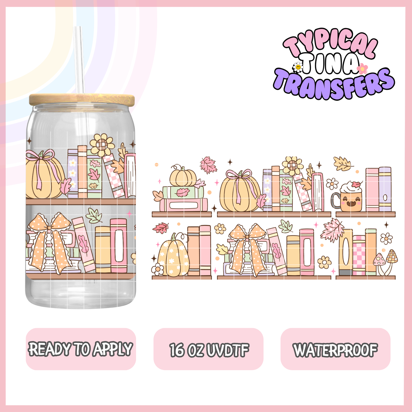 UVDTF #9447 | 16oz UVDTF Wrap | POD