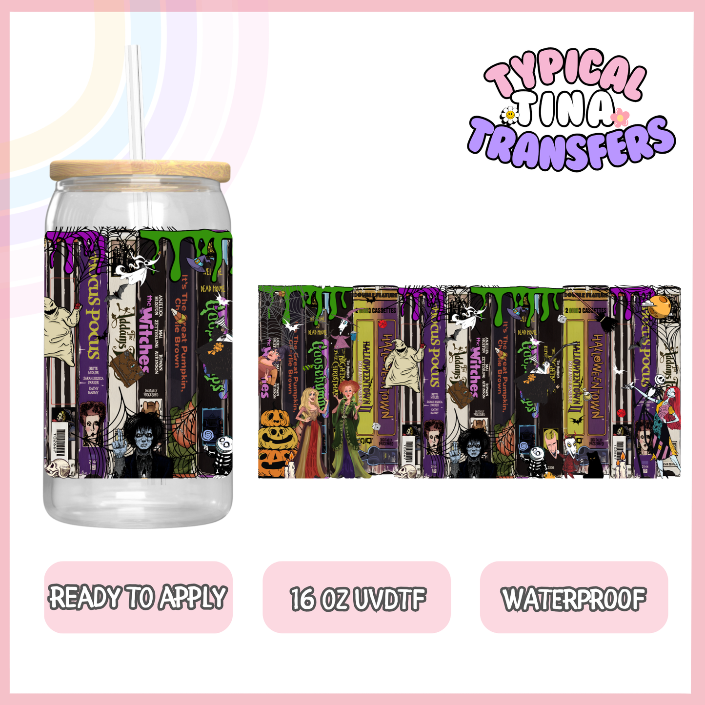 UVDTF #9457 | 16oz UVDTF Wrap | RTS