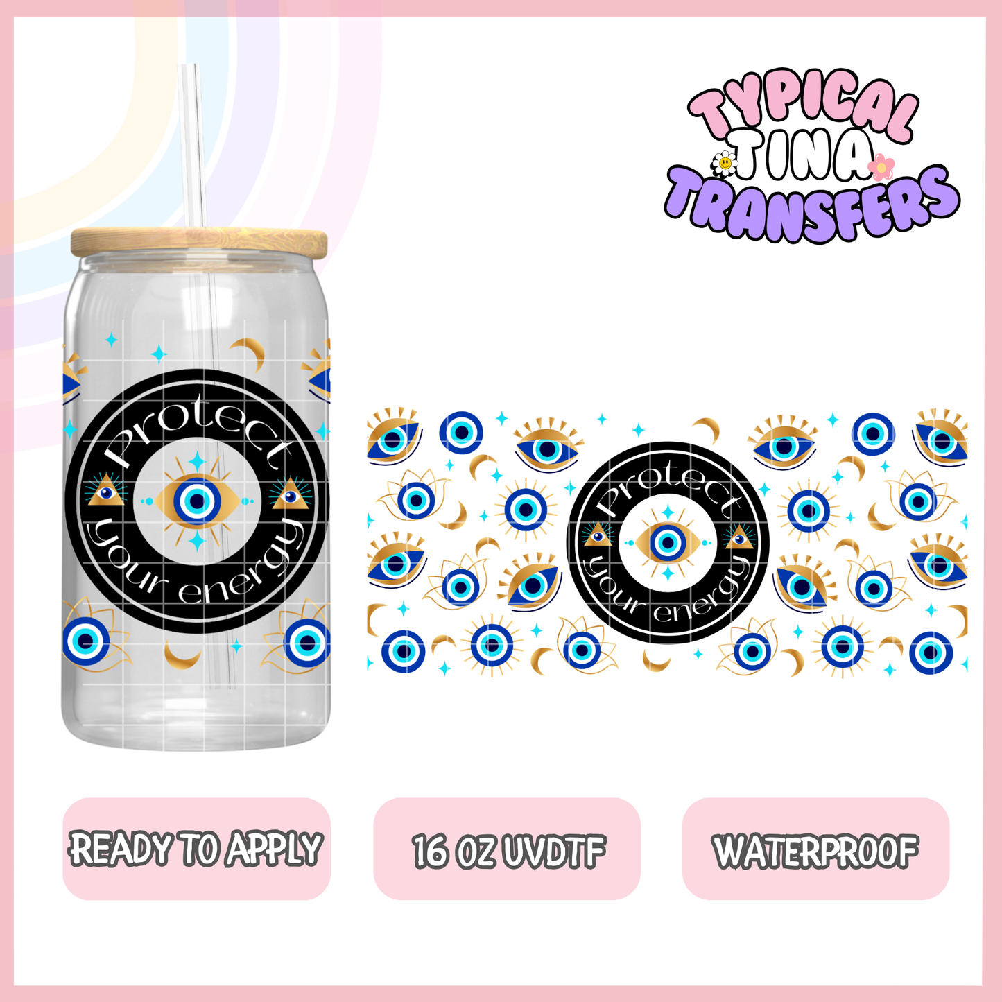 UVDTF #9473 | 16oz UVDTF Wrap | POD