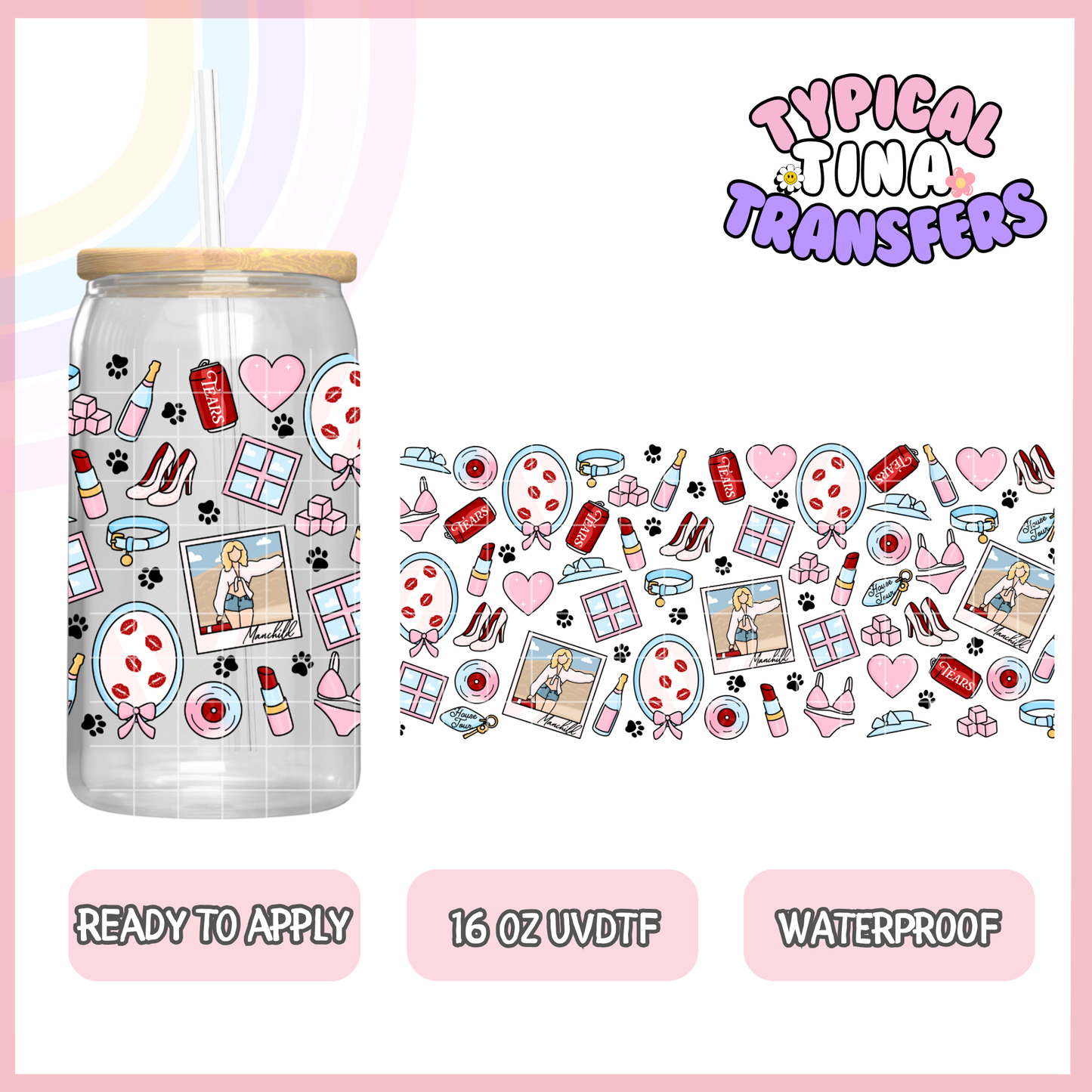 UVDTF #9479 | 16oz UVDTF Wrap | POD