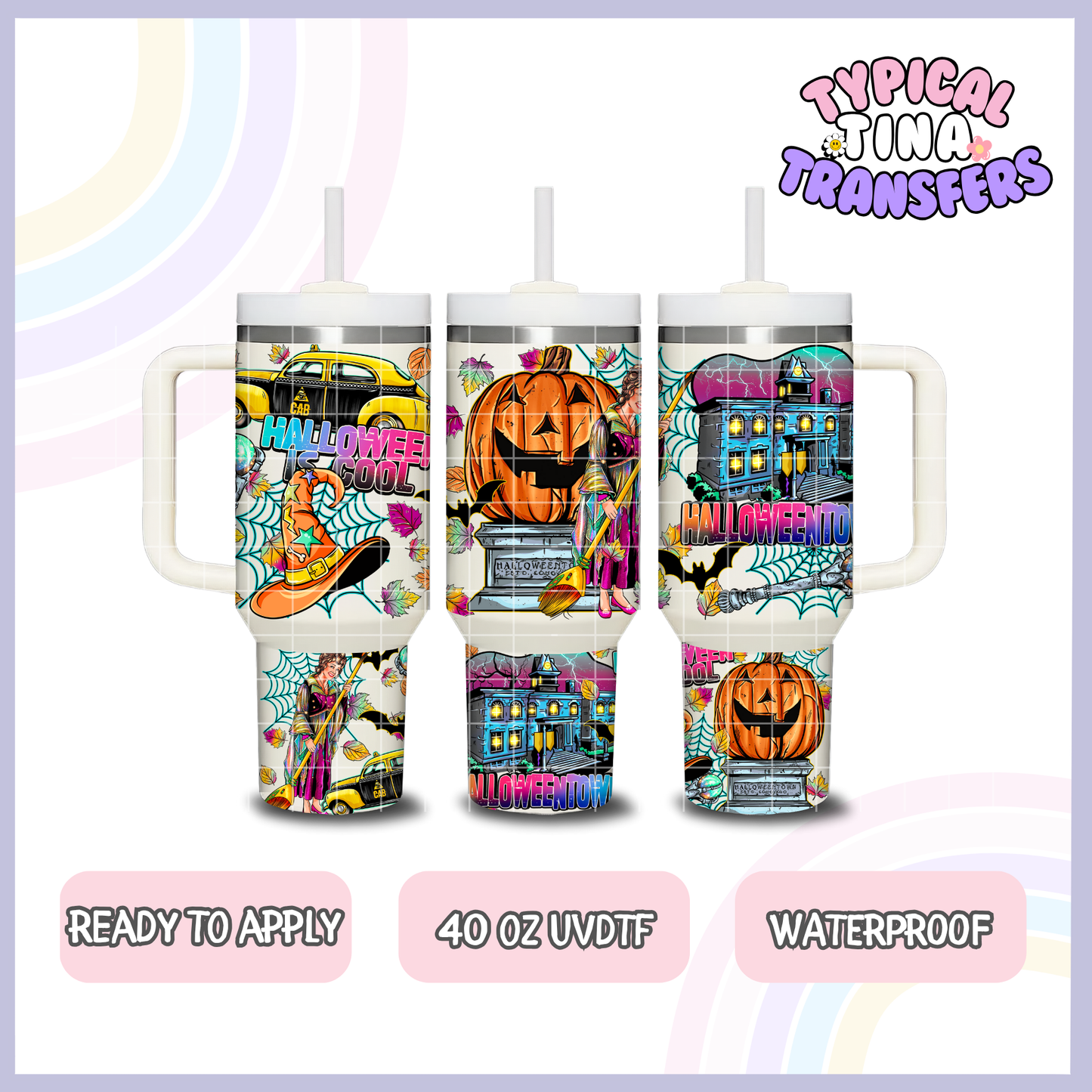 Halloween - town | 40oz UVDTF Wrap | POD