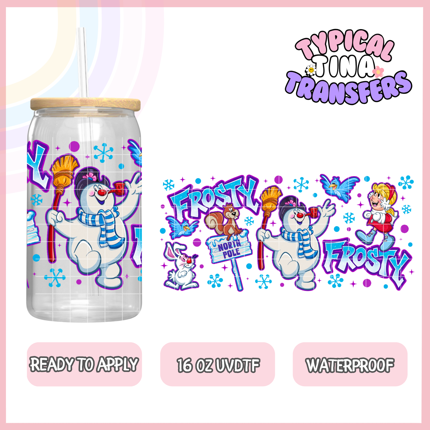 UVDTF #9533 | 16oz UVDTF Wrap | POD