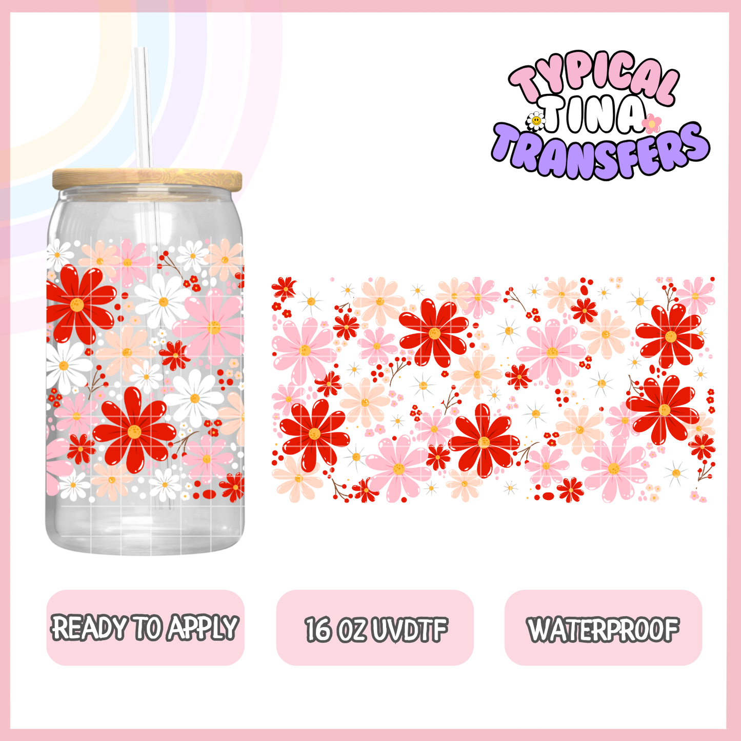 UVDTF #9613 | 16oz UVDTF Wrap | POD