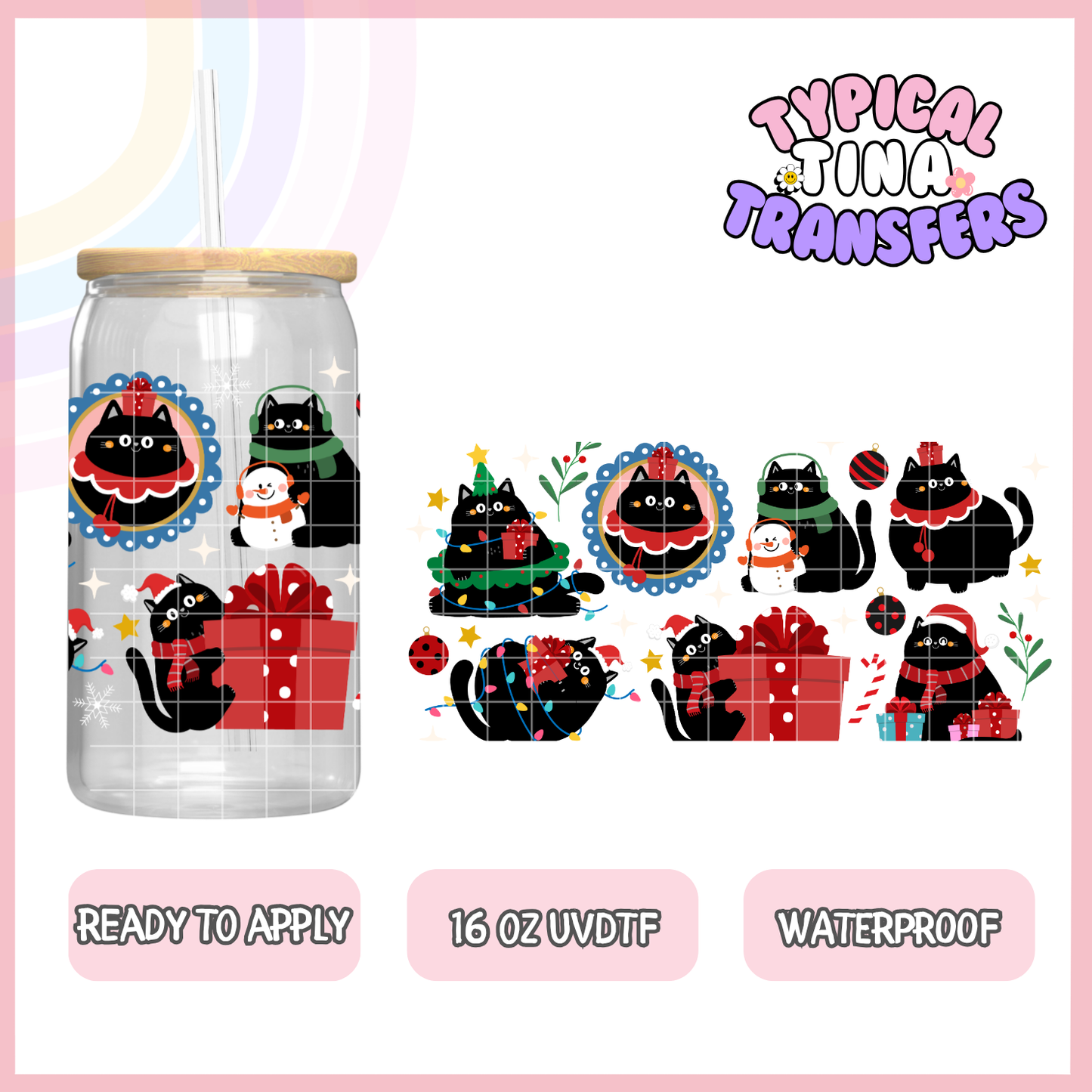 UVDTF #9617 | 16oz UVDTF Wrap | POD