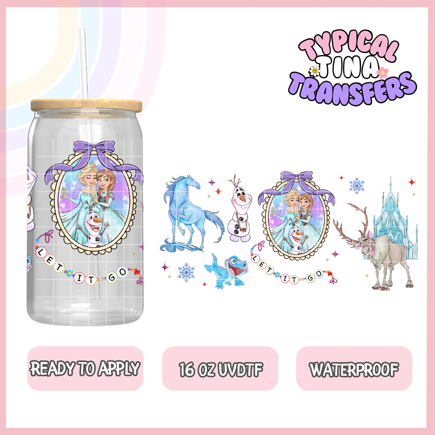 UVDTF #9630 | 16oz UVDTF Wrap | POD