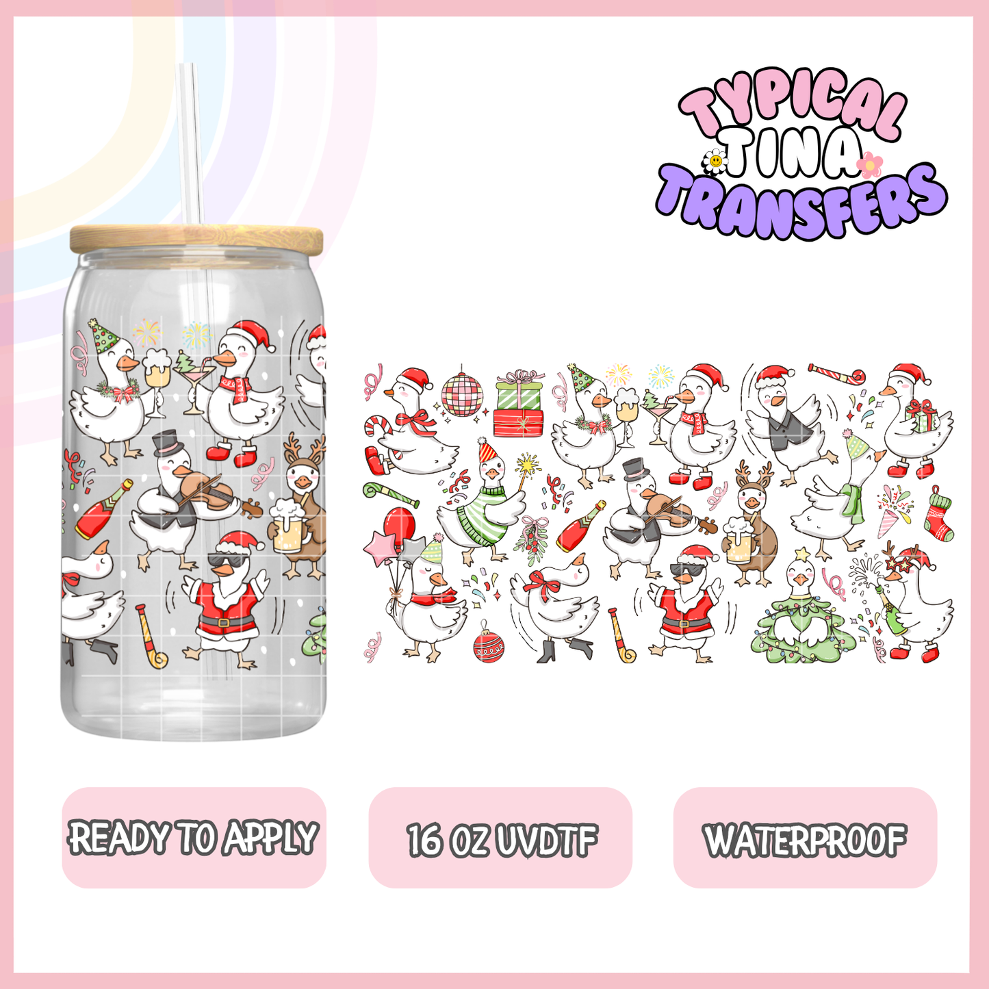 UVDTF #9634 | 16oz UVDTF Wrap | POD