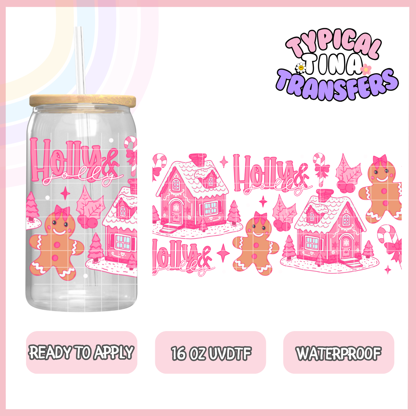 UVDTF #9651 | 16oz UVDTF Wrap | POD
