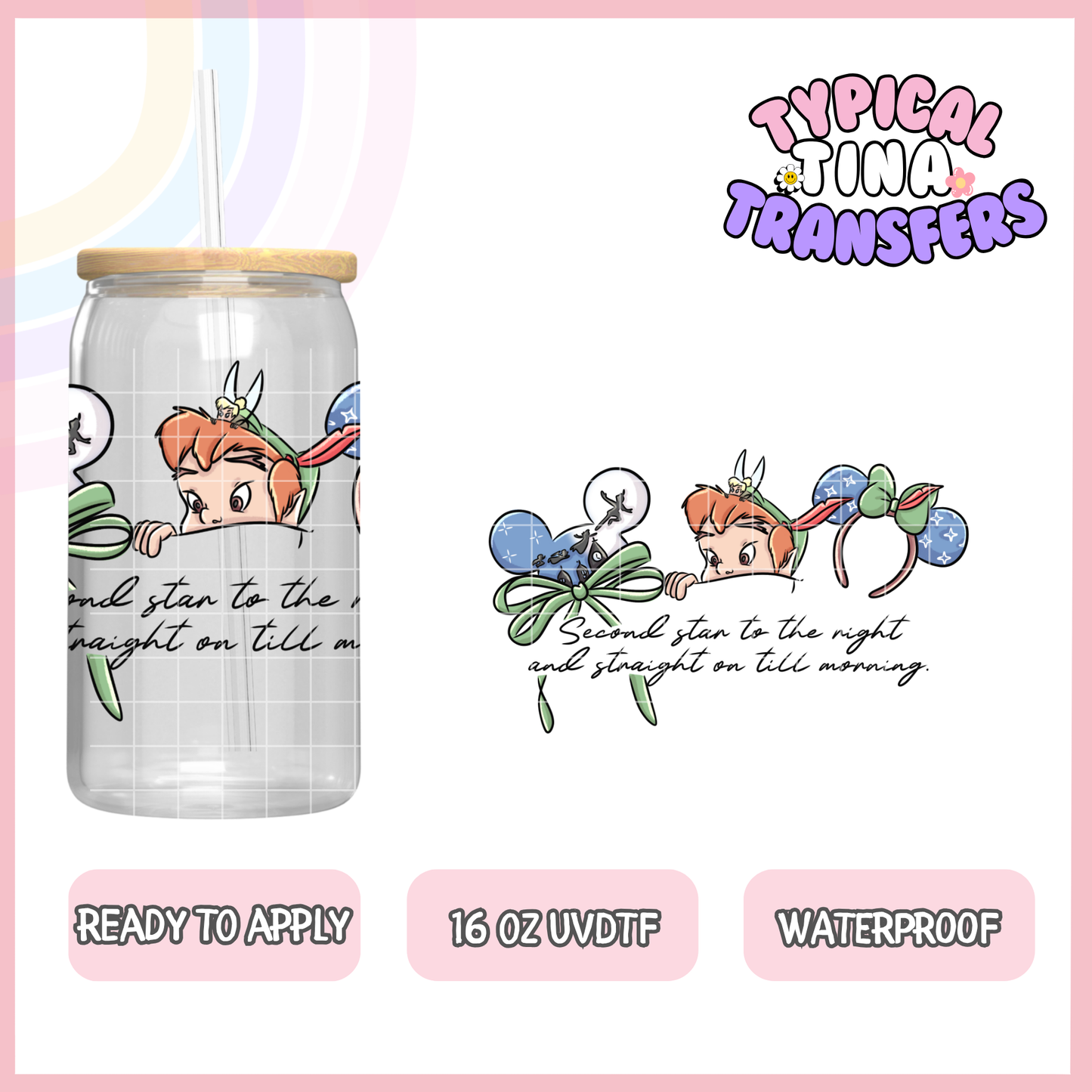UVDTF #9659 | 16oz UVDTF Wrap | POD