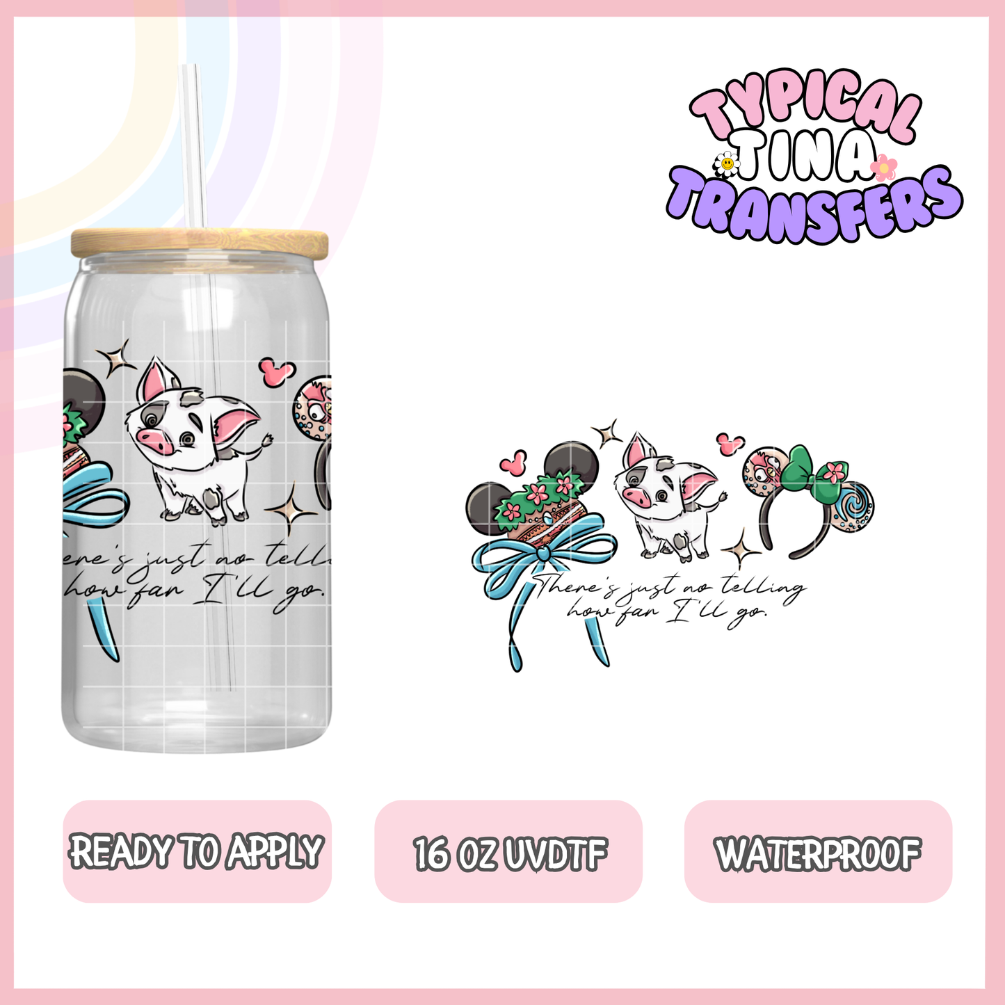 UVDTF #9661 | 16oz UVDTF Wrap | POD