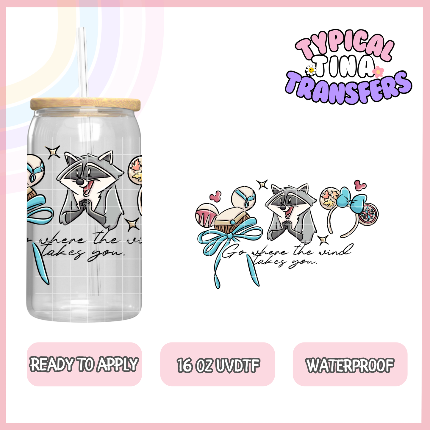 UVDTF #9664 | 16oz UVDTF Wrap | POD