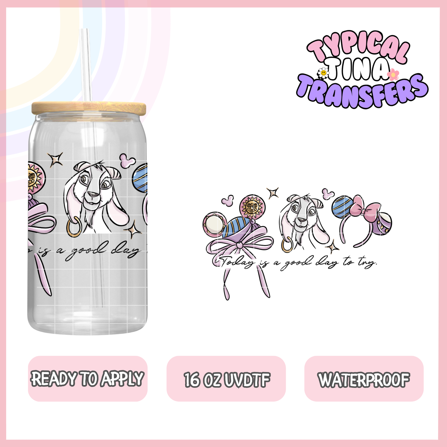 UVDTF #9667 | 16oz UVDTF Wrap | POD