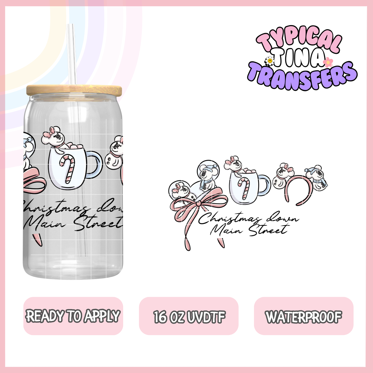 UVDTF #9669 | 16oz UVDTF Wrap | POD