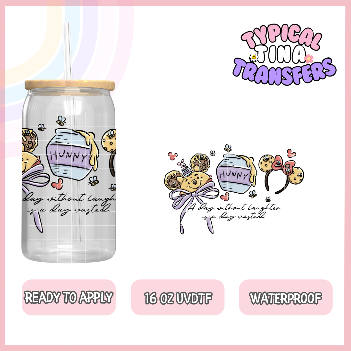 UVDTF #9680 | 16oz UVDTF Wrap | POD