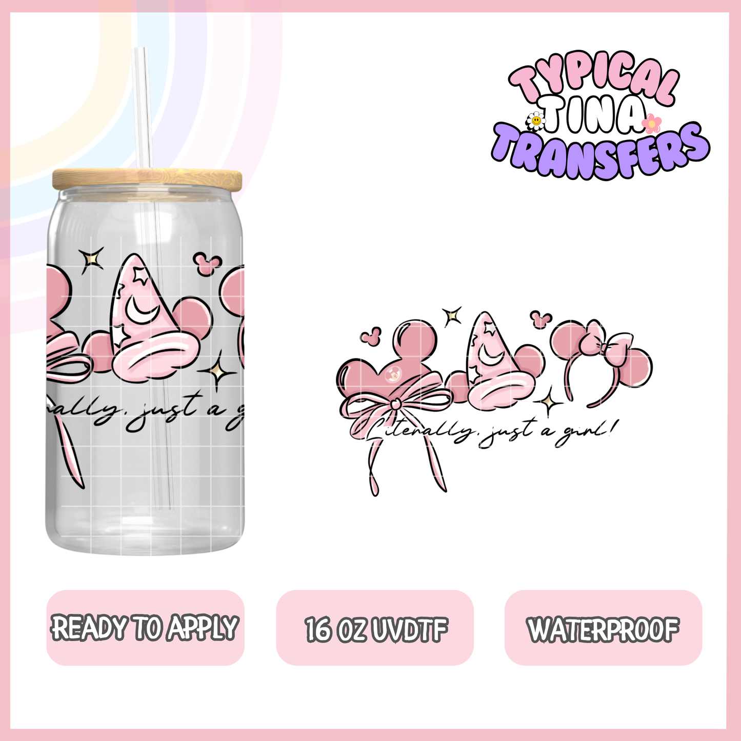 UVDTF #9681 | 16oz UVDTF Wrap | POD