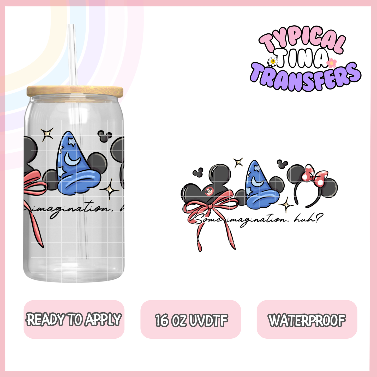 UVDTF #9682 | 16oz UVDTF Wrap | POD