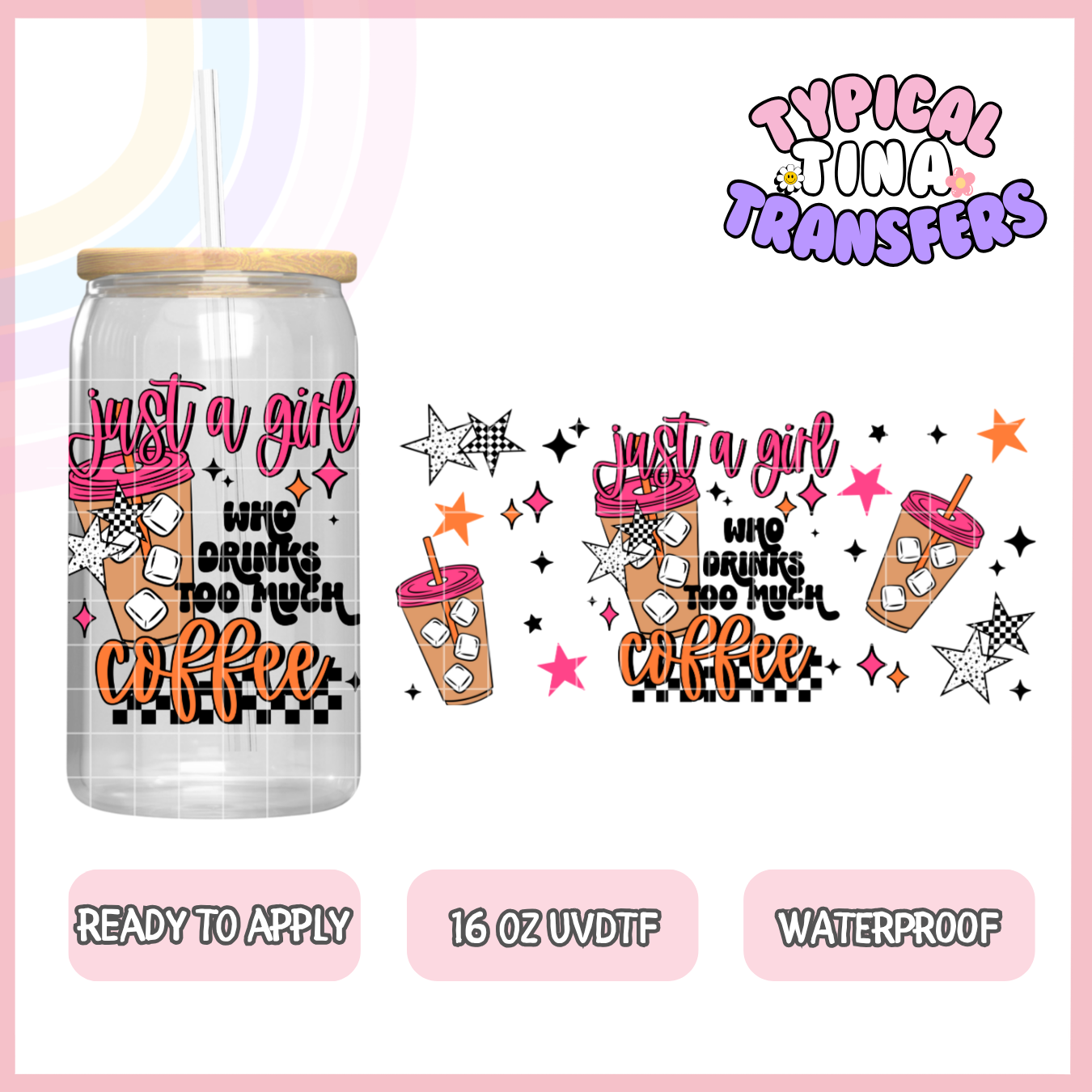 UVDTF #9788 | 16oz UVDTF Wrap | POD