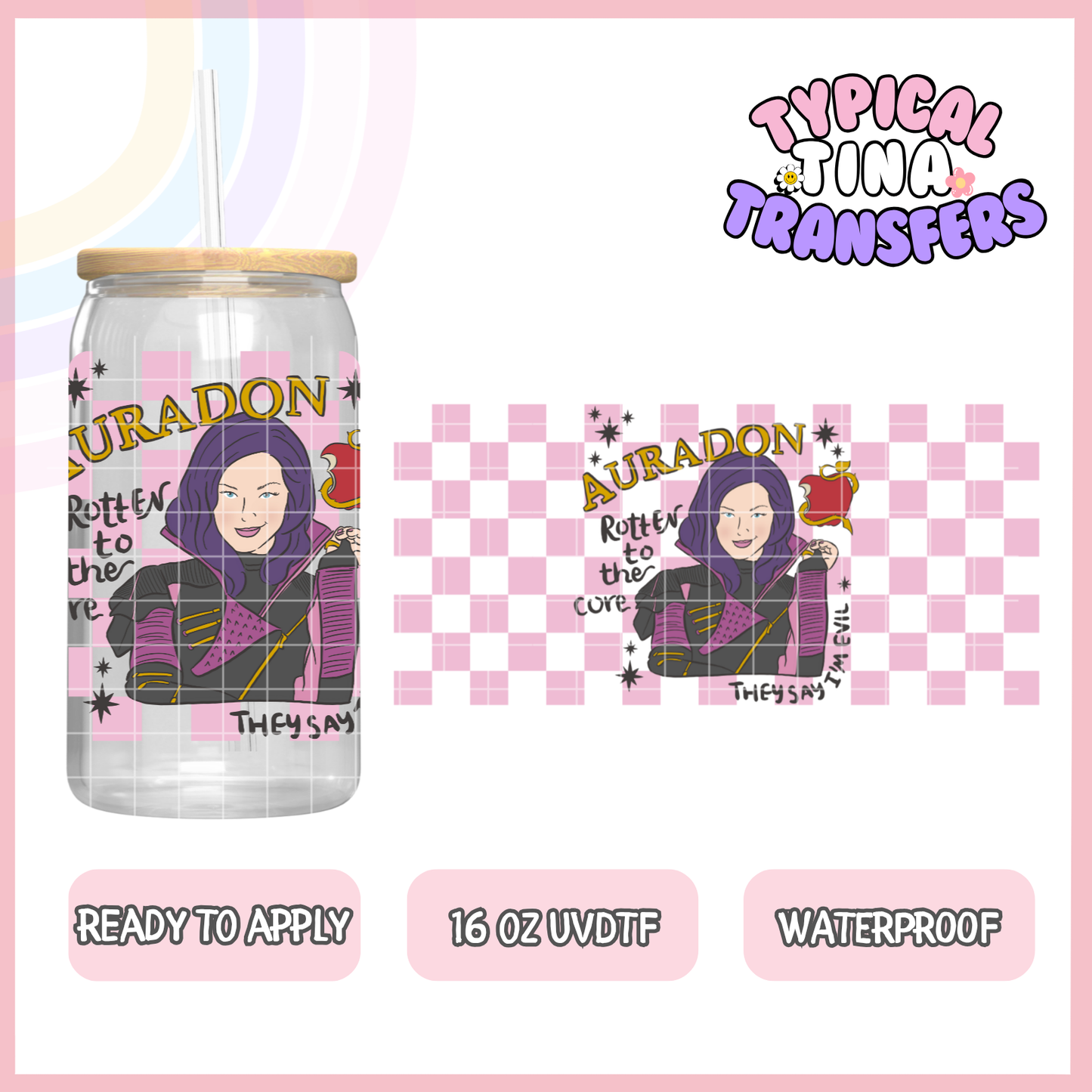 UVDTF #9824 | 16oz UVDTF Wrap | POD