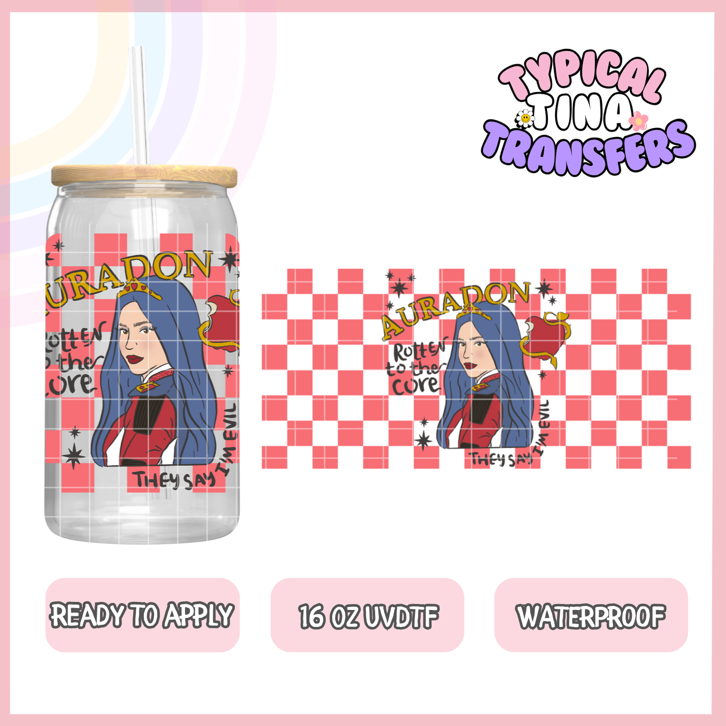 UVDTF #9825 | 16oz UVDTF Wrap | POD