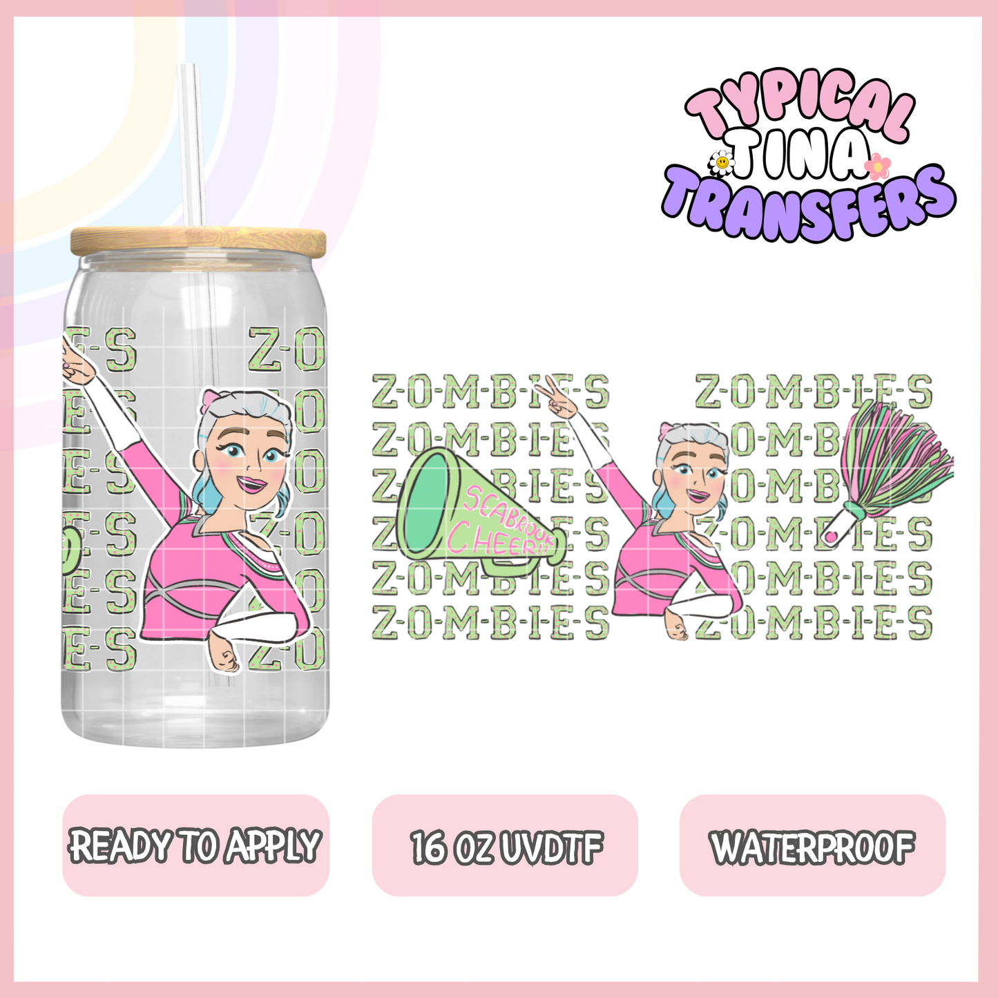 UVDTF #9827 | 16oz UVDTF Wrap | POD