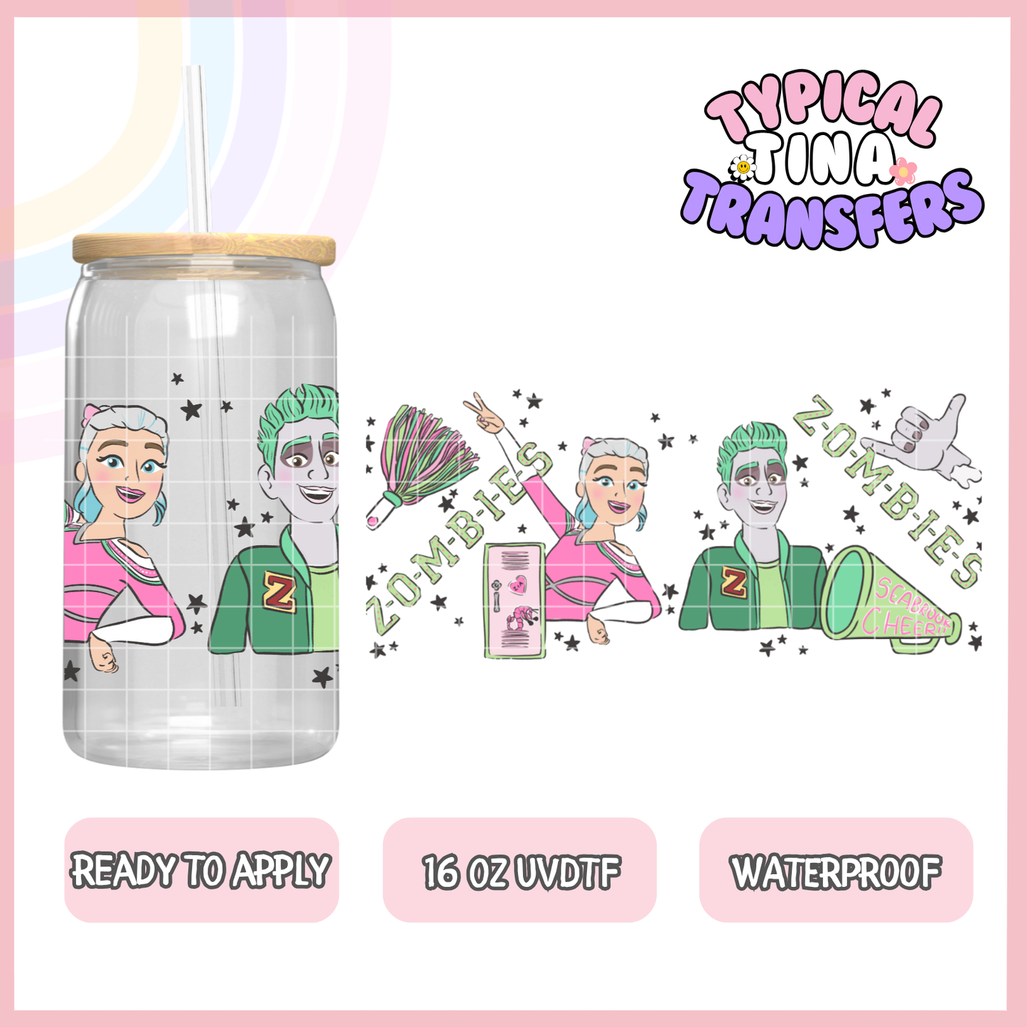 UVDTF #9829 | 16oz UVDTF Wrap | POD