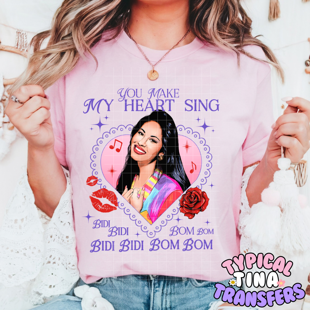 Make my heart sing | DTF Screen Print | POD
