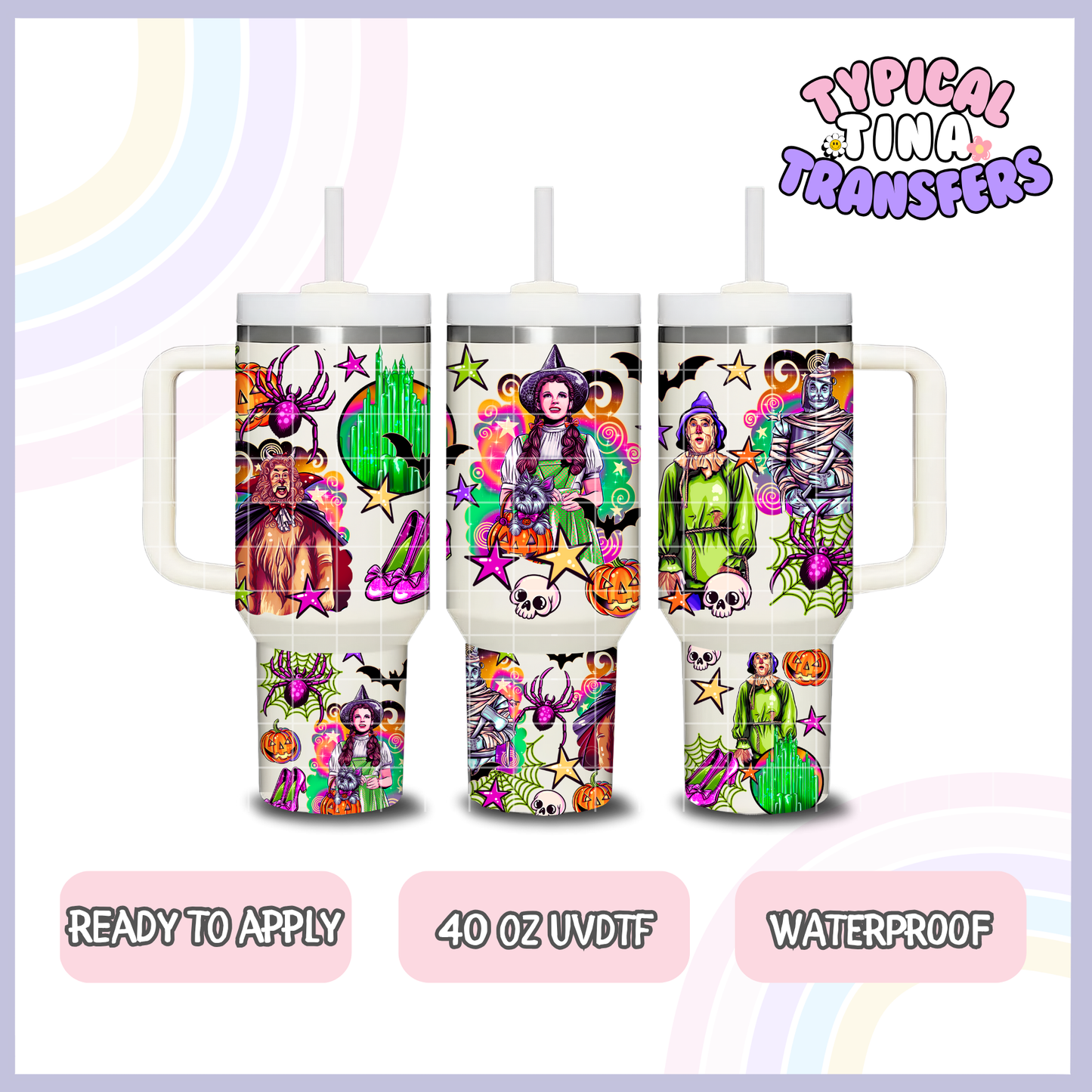 Halloween Oz | 40oz UVDTF Wrap | POD