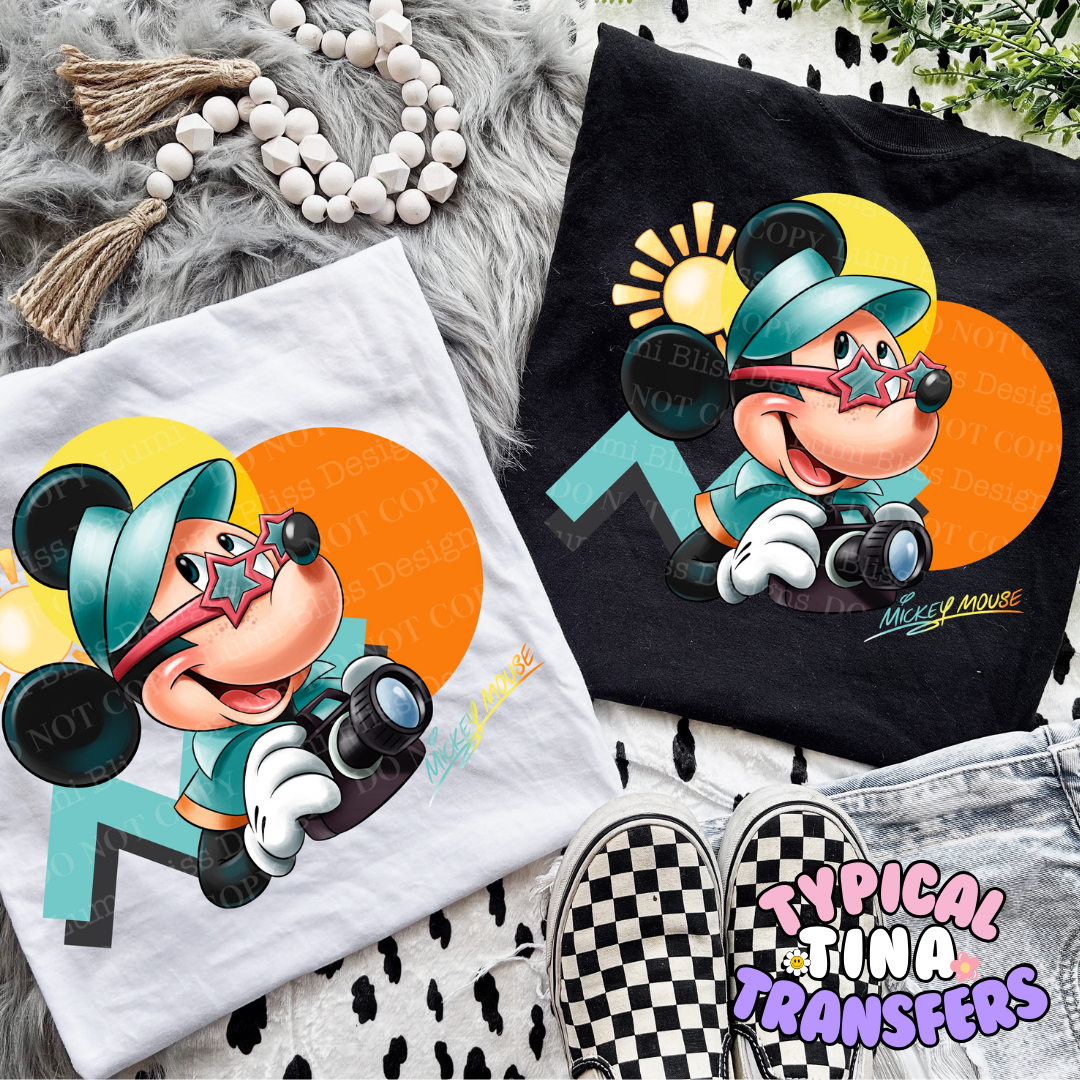 Mick and Min Summer | DTF Screen Print | POD- choose design