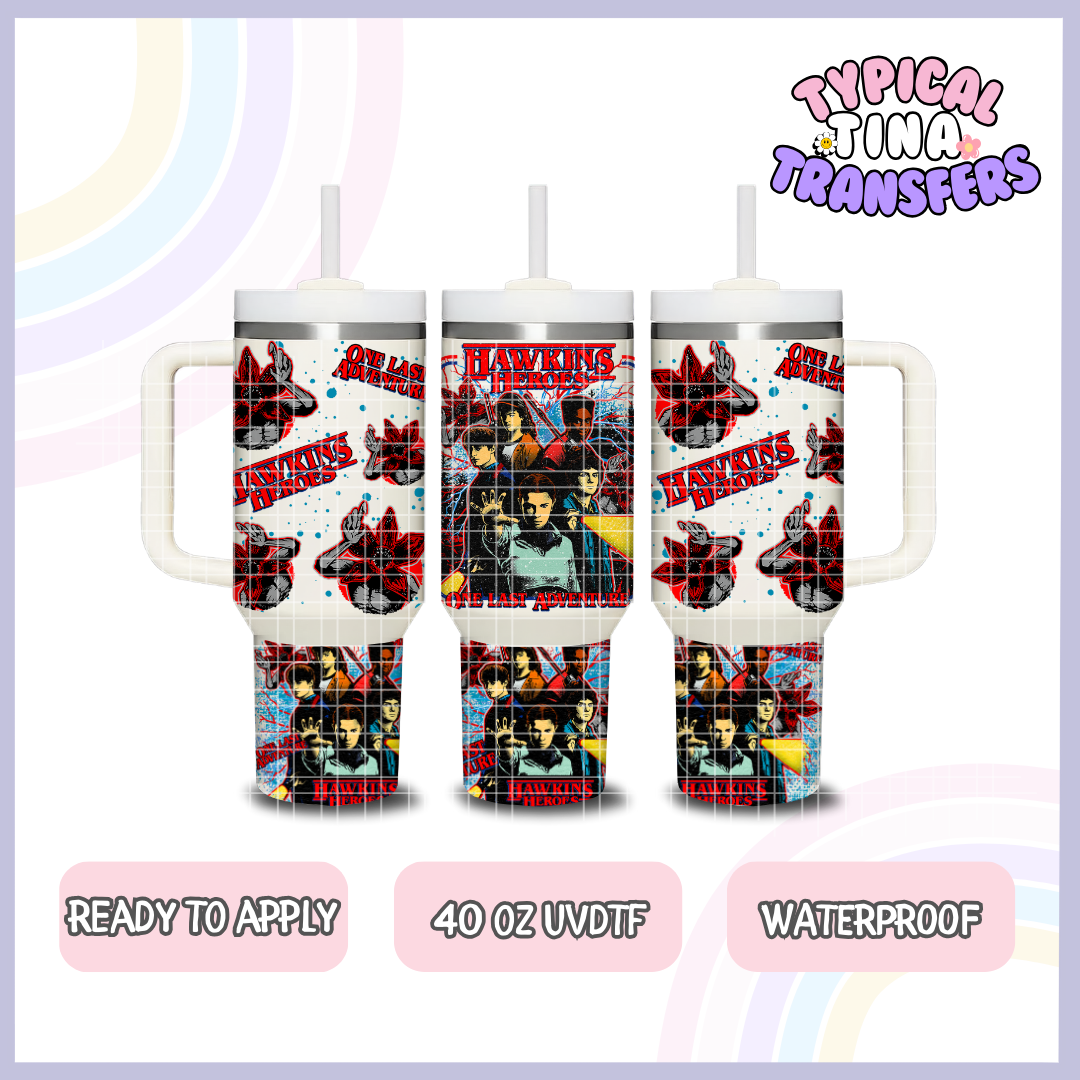 small town heroes - ST | 40oz UVDTF Wrap | POD