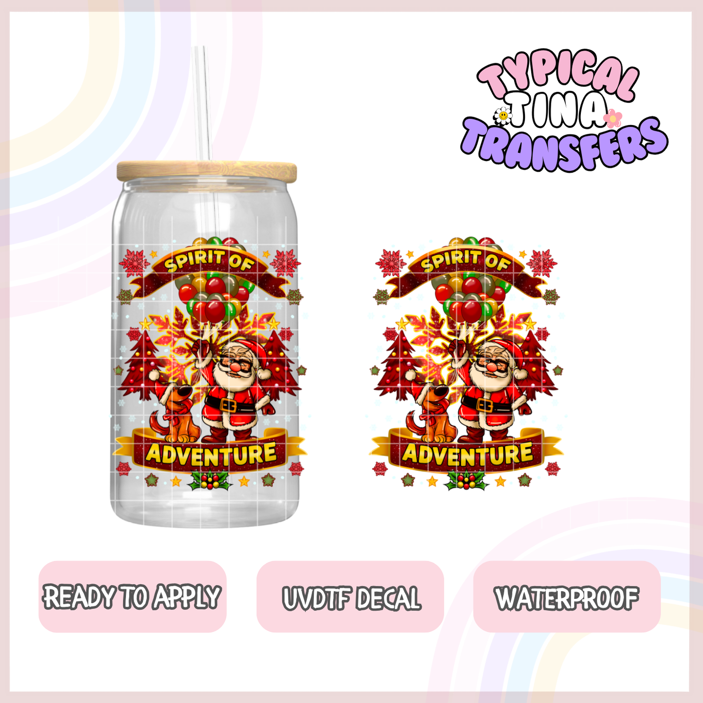 UVDTF Decal | 3"-4" decals | POD