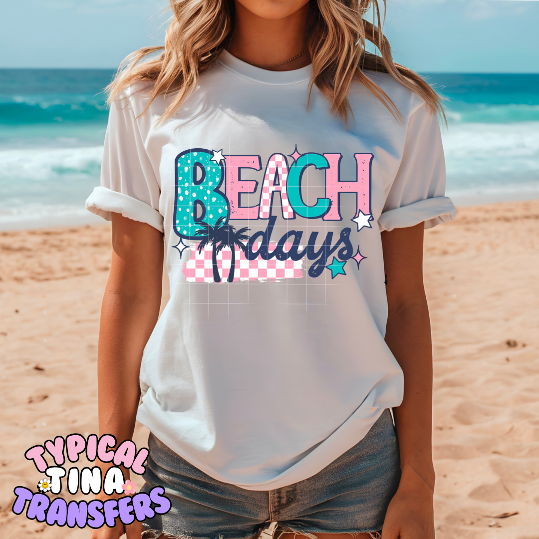Beach Days | DTF Transfer | POD
