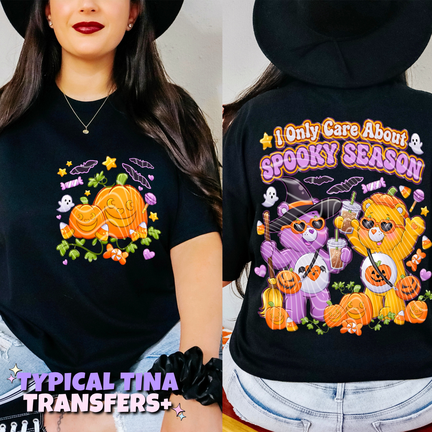 I only care about the spooky season | DTF Transfers | POD